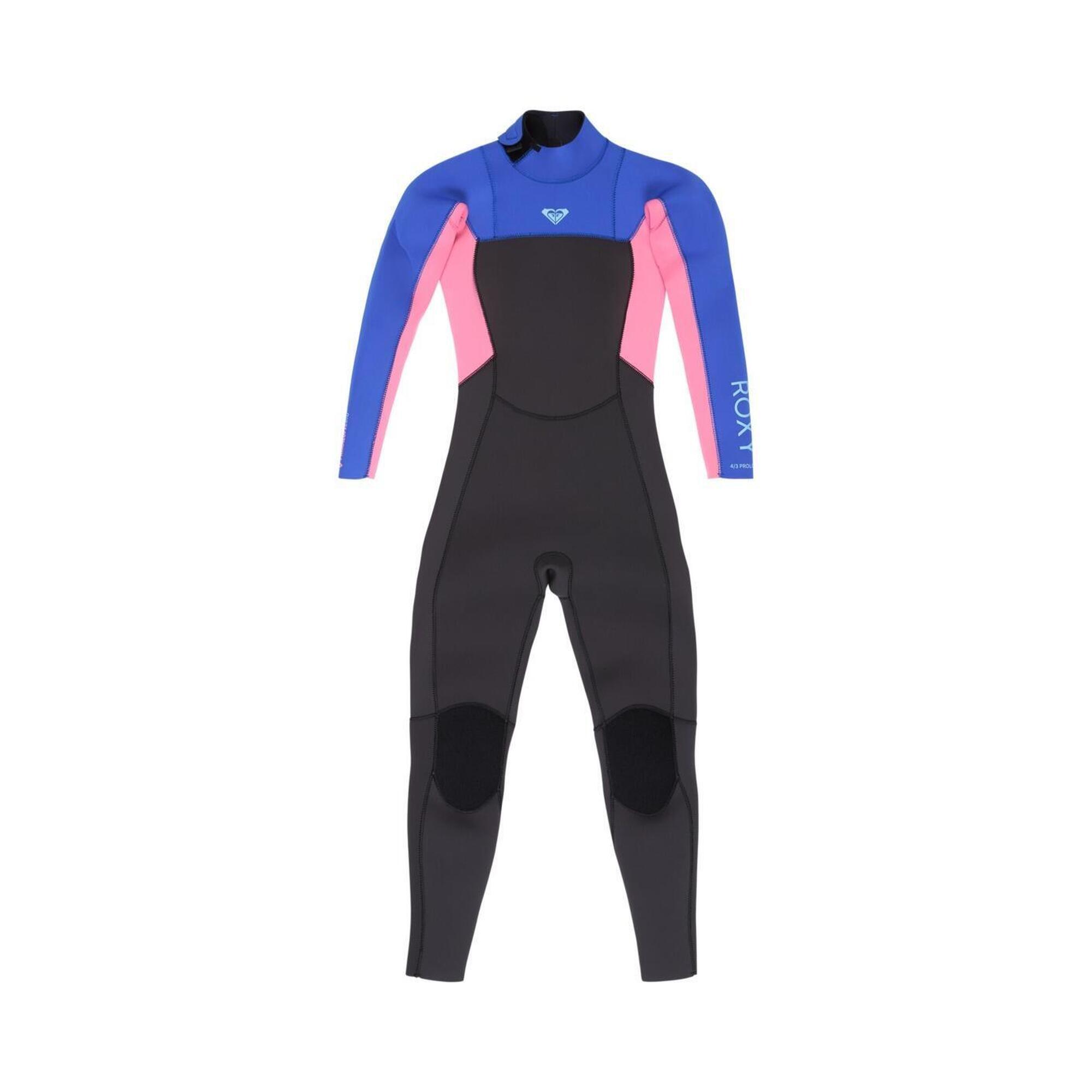 Roxy - Combinaison De Surf Back Zip 4/3mm Prologue+ Rouge Fille - Combinaison Néoprène - Rouge - Decathlon