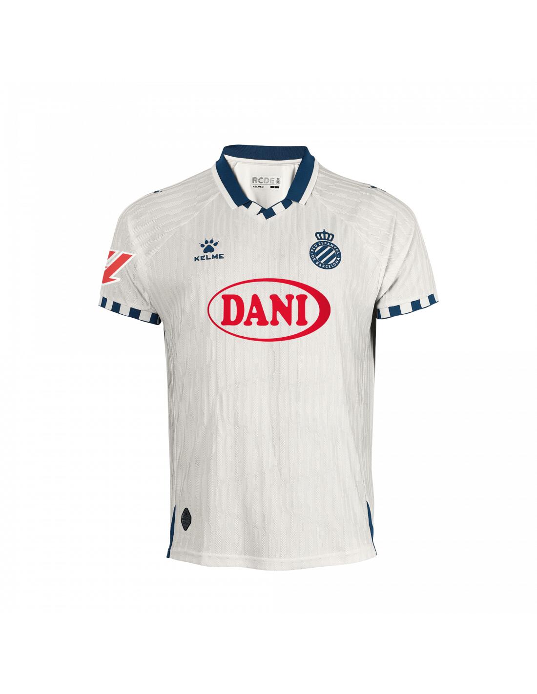 Kelme Camiseta Rcd Espanyol Kids 2ª Equipacion 25-26 Beige Unisex Kids