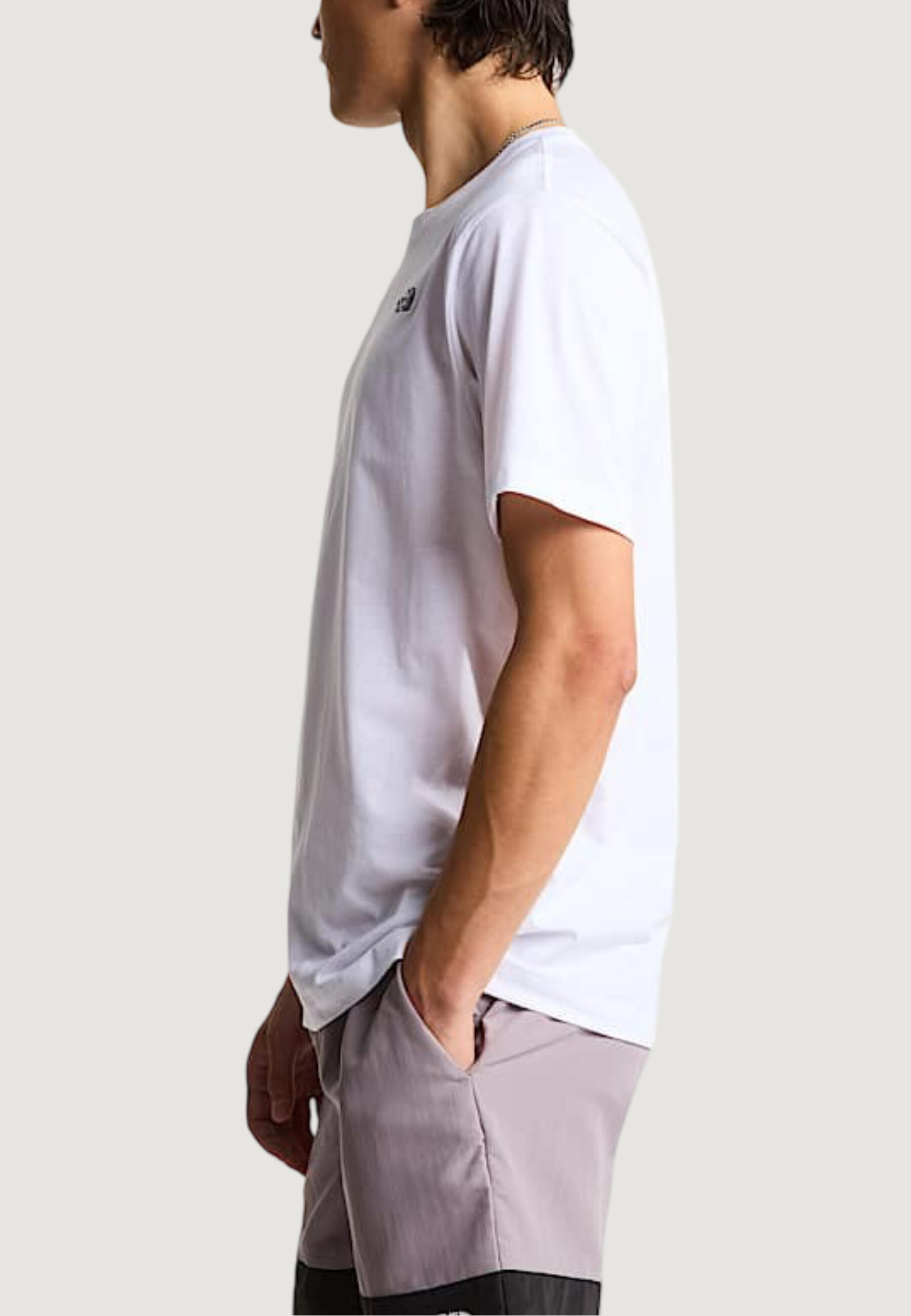 T-shirt maniche corte Uomo M EVOLUTION SIMPLE DOME REGULAR SHORT SL Bianco 3/7