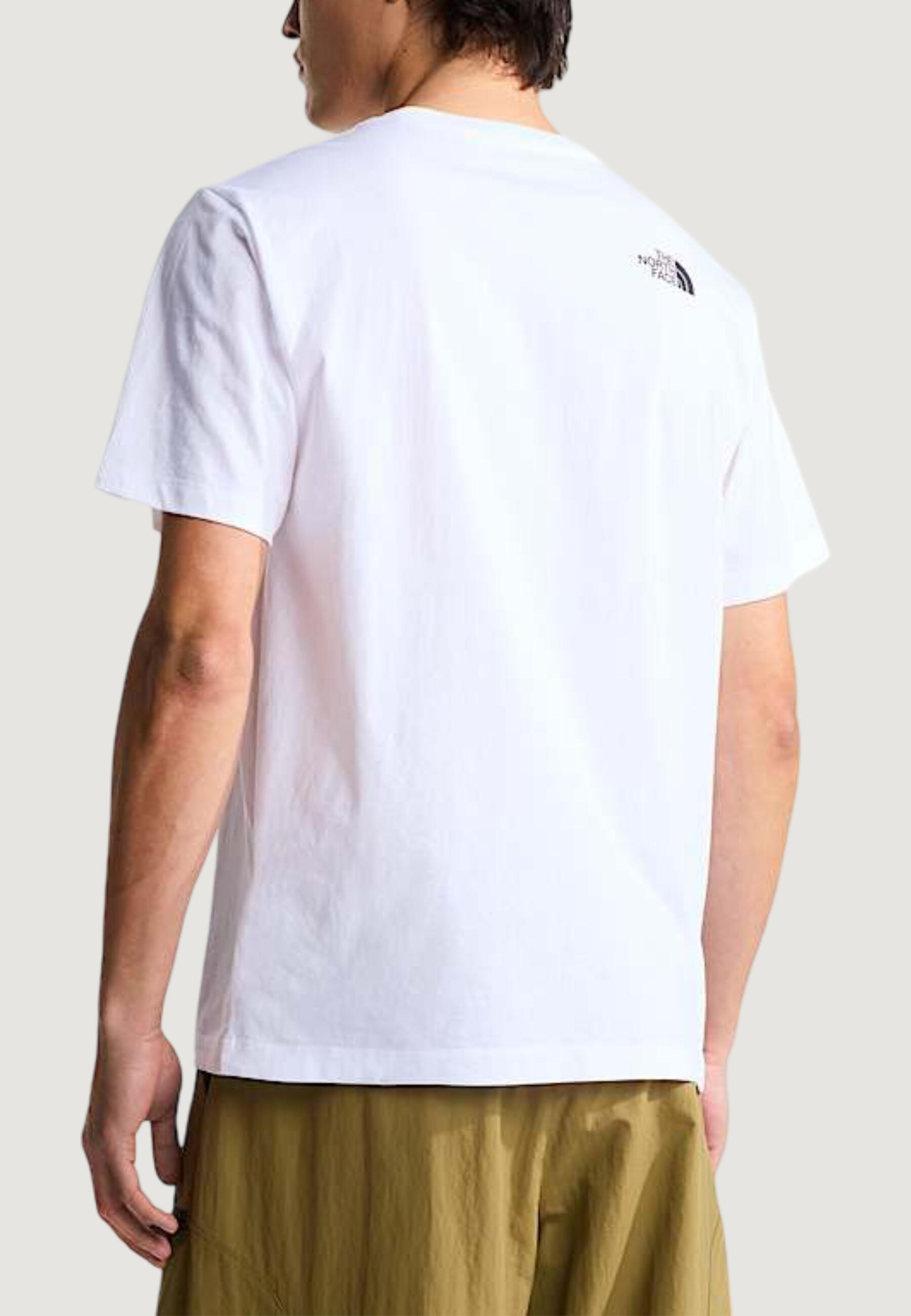 T-shirt maniche corte Uomo M EVOLUTION HALF DOME REGULAR SHORT SLEE Bianco 3/5