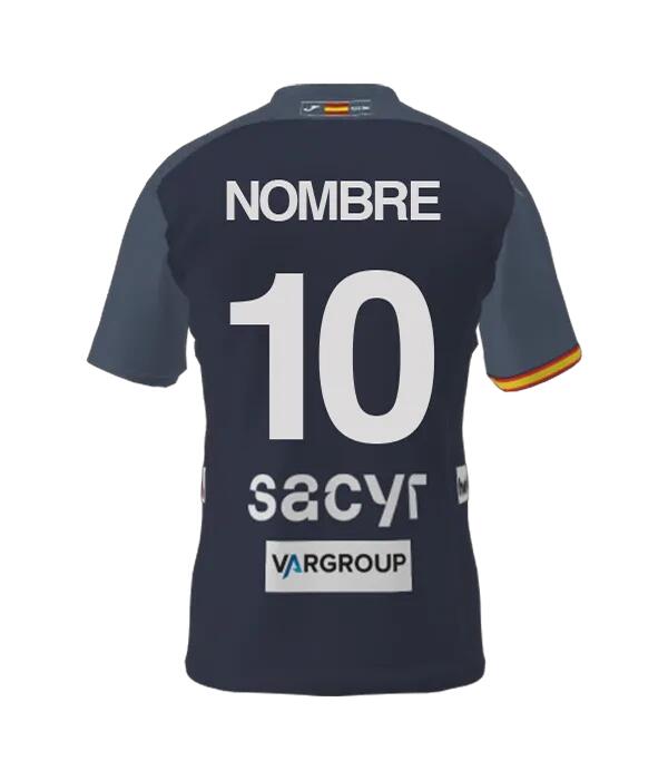 Camiseta Joma España Balonmano Masculino Gris/Negra 2026 2/4