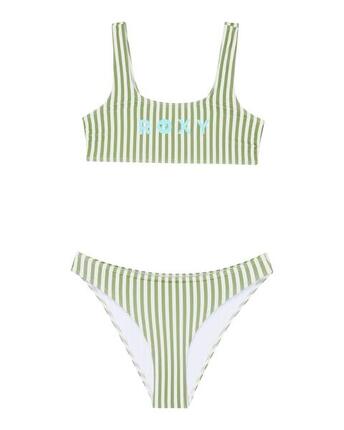 Ensemble bikini bralette deux pièces BICO ACTIVE SET Vert Fille