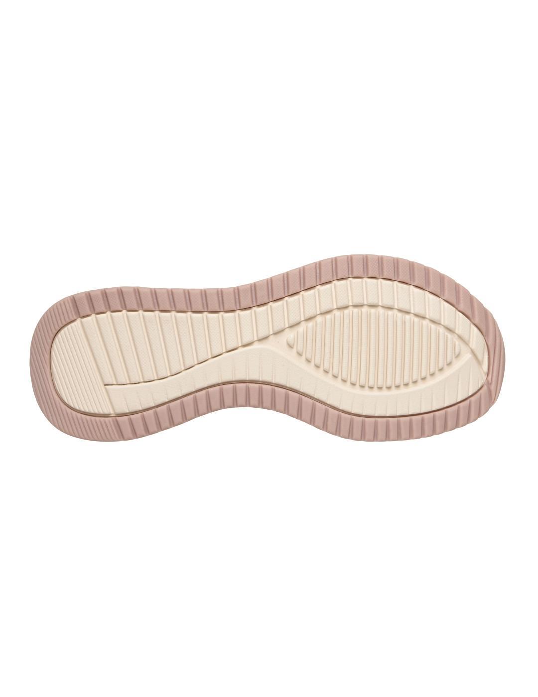 Zapatillas para Mujer Skechers Bobs squad  Rosa 3/5