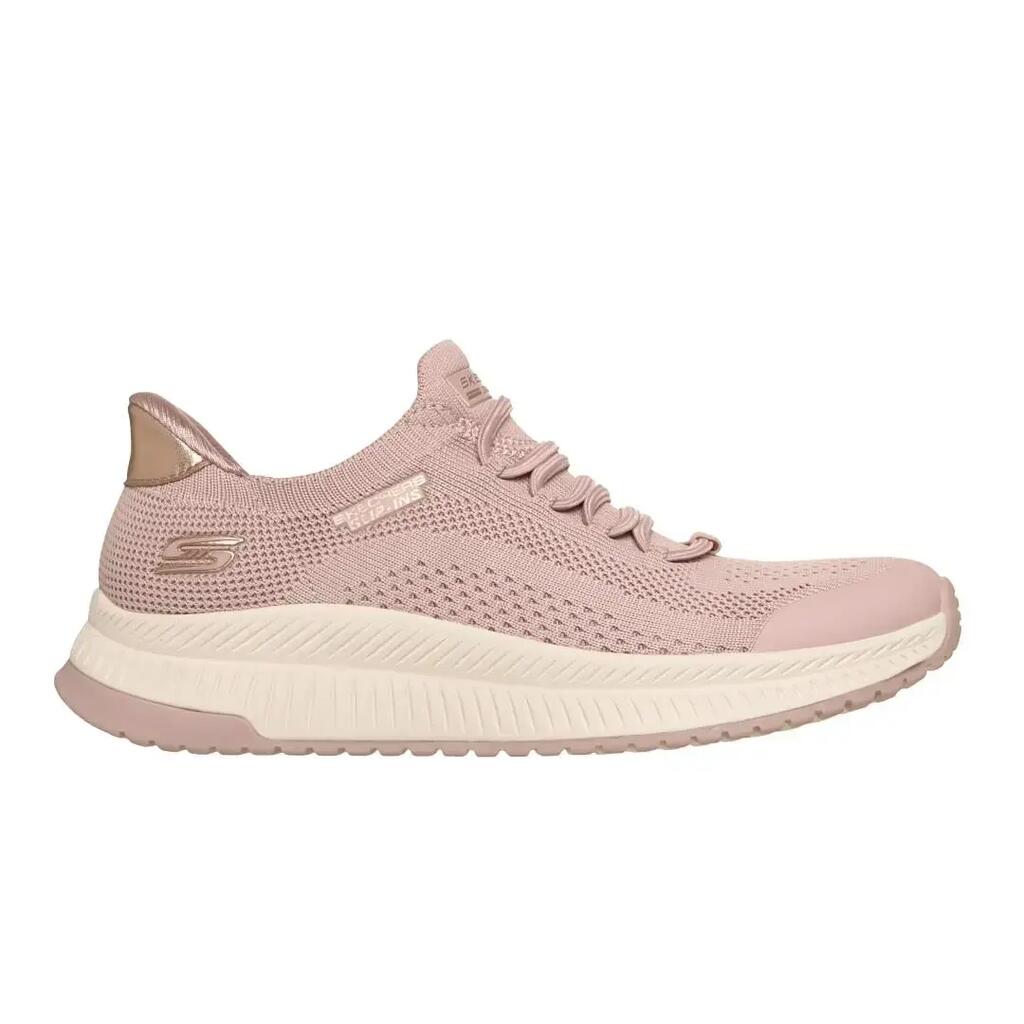 Women's Skechers Bobs Squad Pink Sneakers.