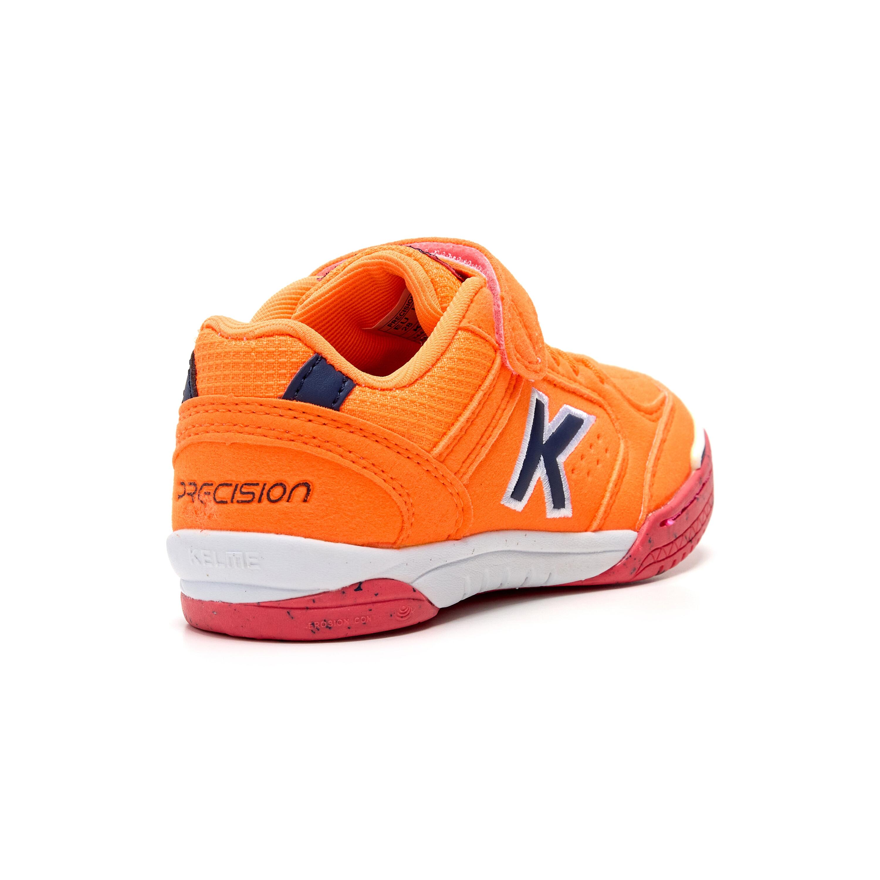 Kelme Zapatillas De Fútbol Sala De Niño Precision Elastic Naranja-azul Unisex Ki 3/4