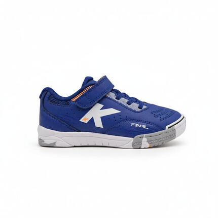 Kelme Zapatillas De Fútbol Sala De Niño Final Elastic Indoor Azul Unisex Kids