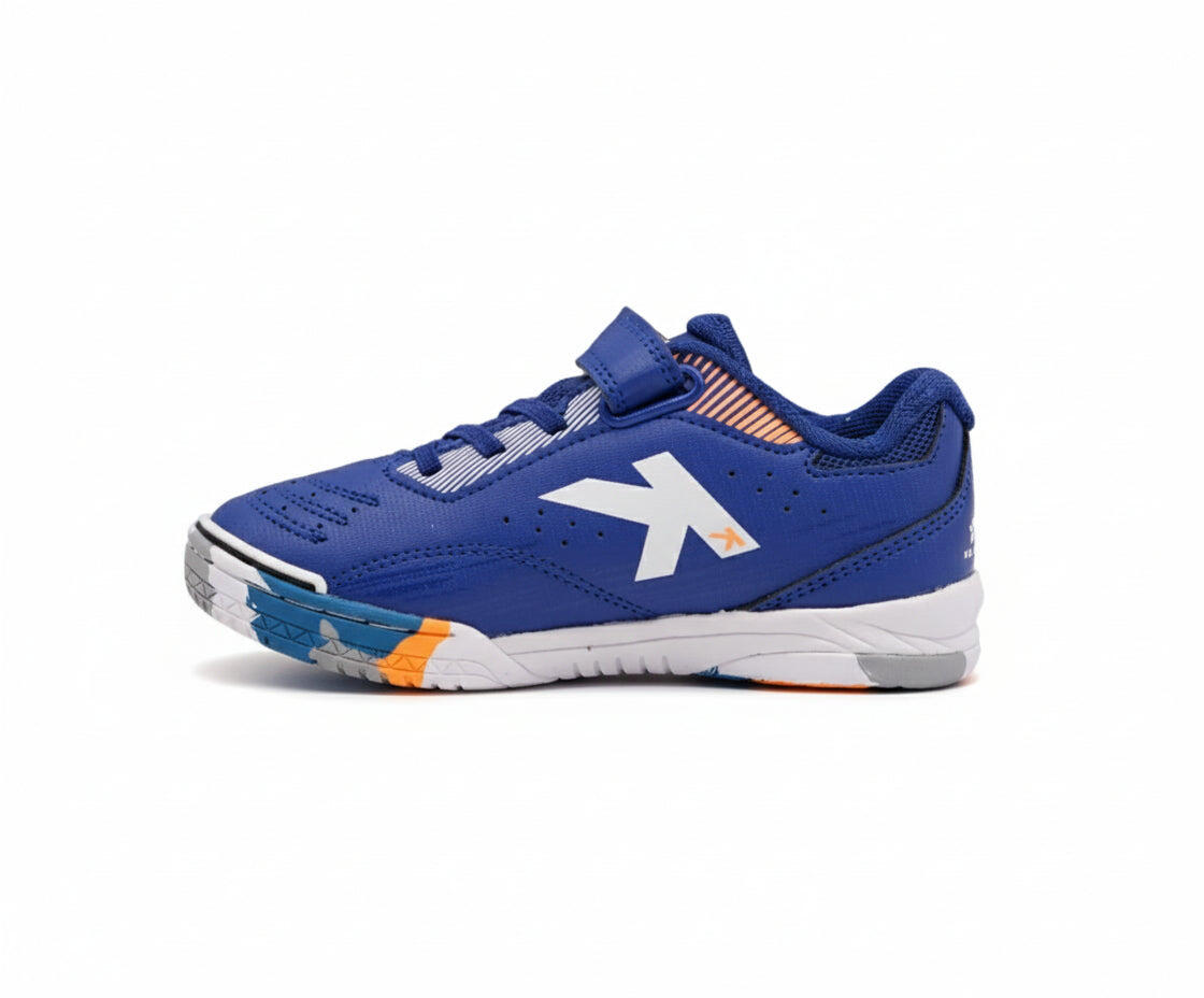 Kelme Zapatillas De Fútbol Sala De Niño Final Elastic Indoor Azul Unisex Kids 4/5