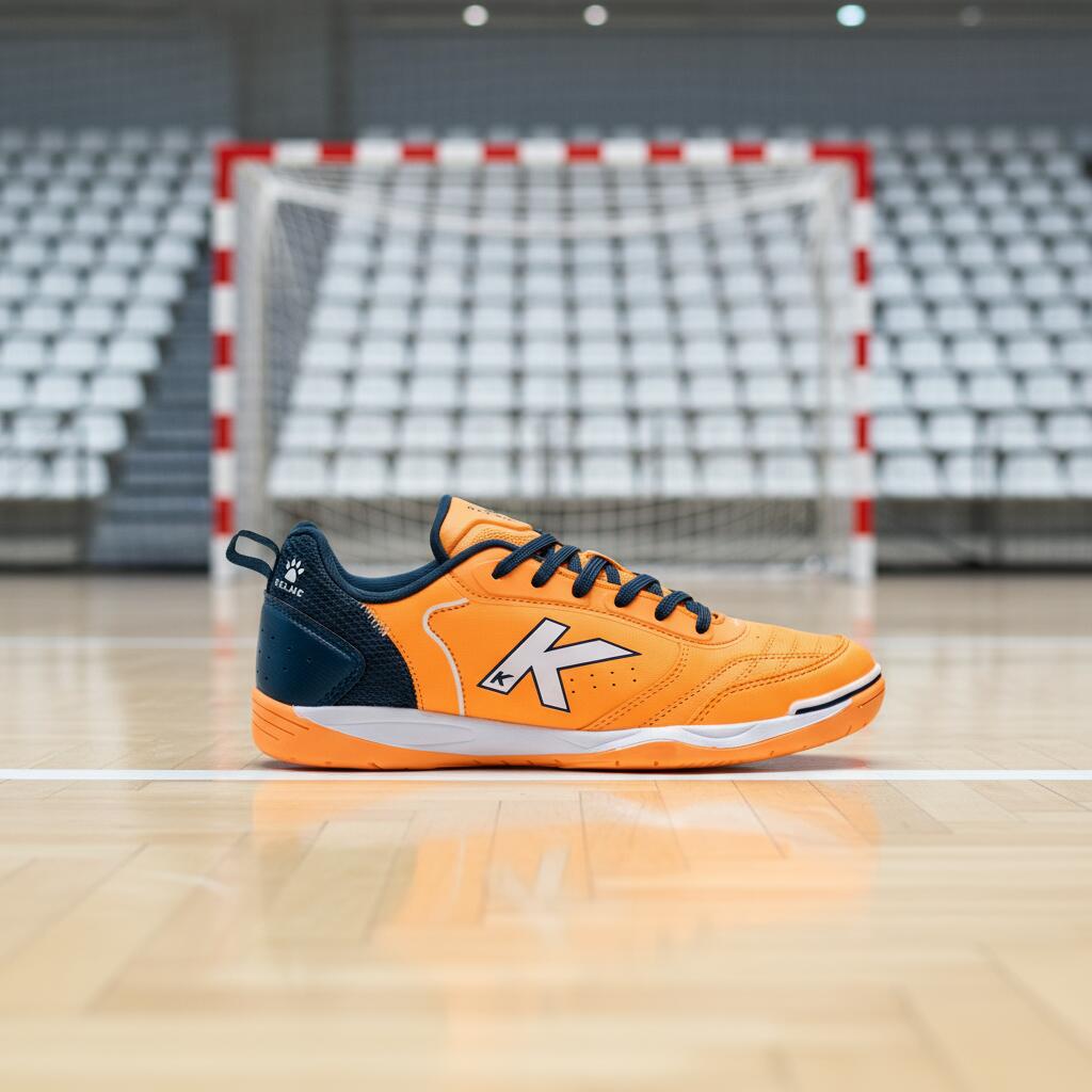 Kelme Zapatillas De Fútbol Sala Goleiro Naranja Azul Unisex 3/7