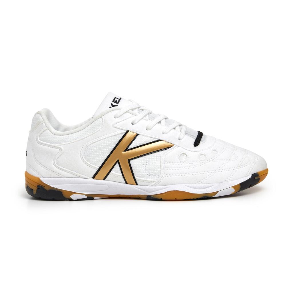 Kelme Zapatillas De Fútbol Sala Indoor Copa Special Player Blanco-oro-negro Unis