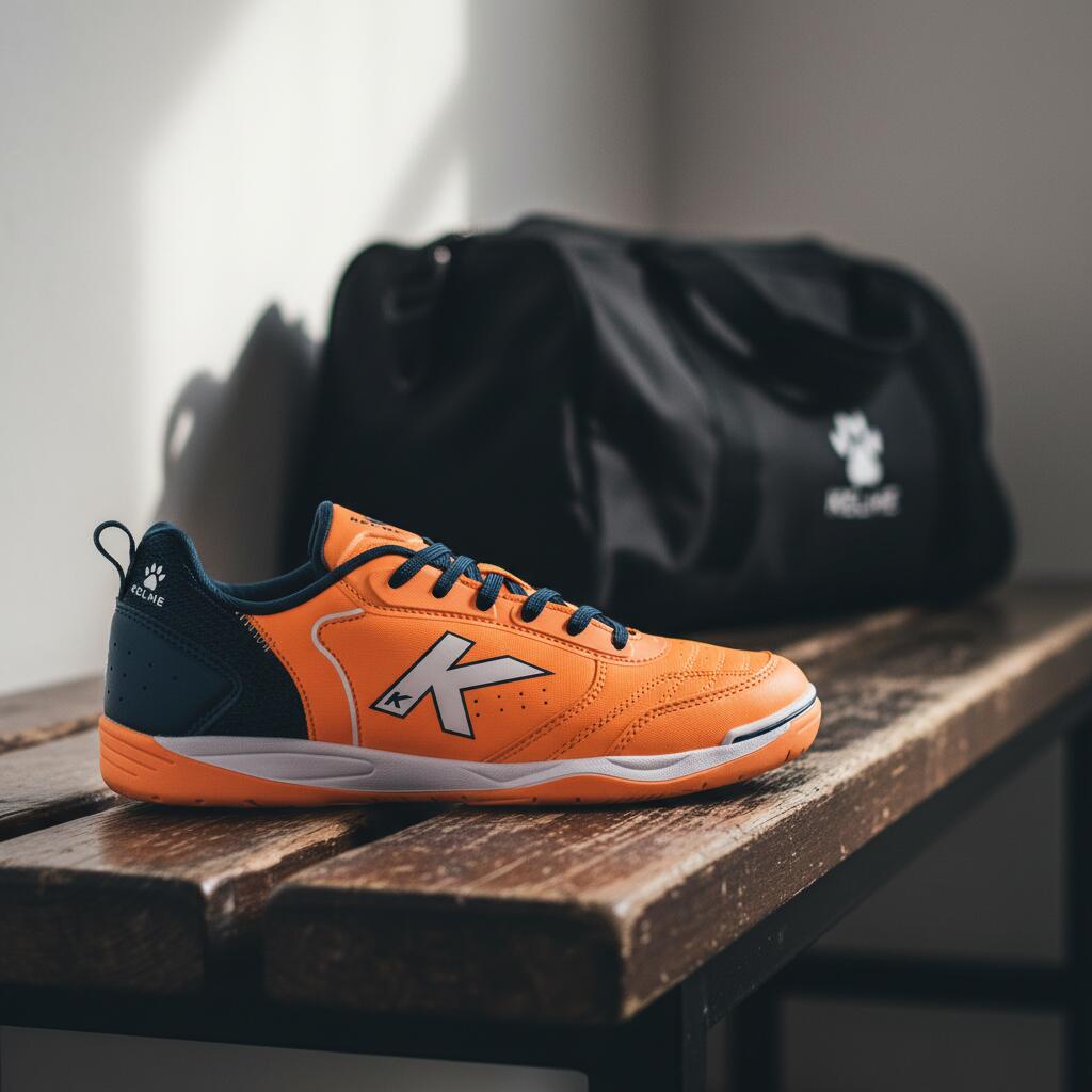 Kelme Zapatillas De Fútbol Sala Goleiro Naranja Azul Unisex 7/7
