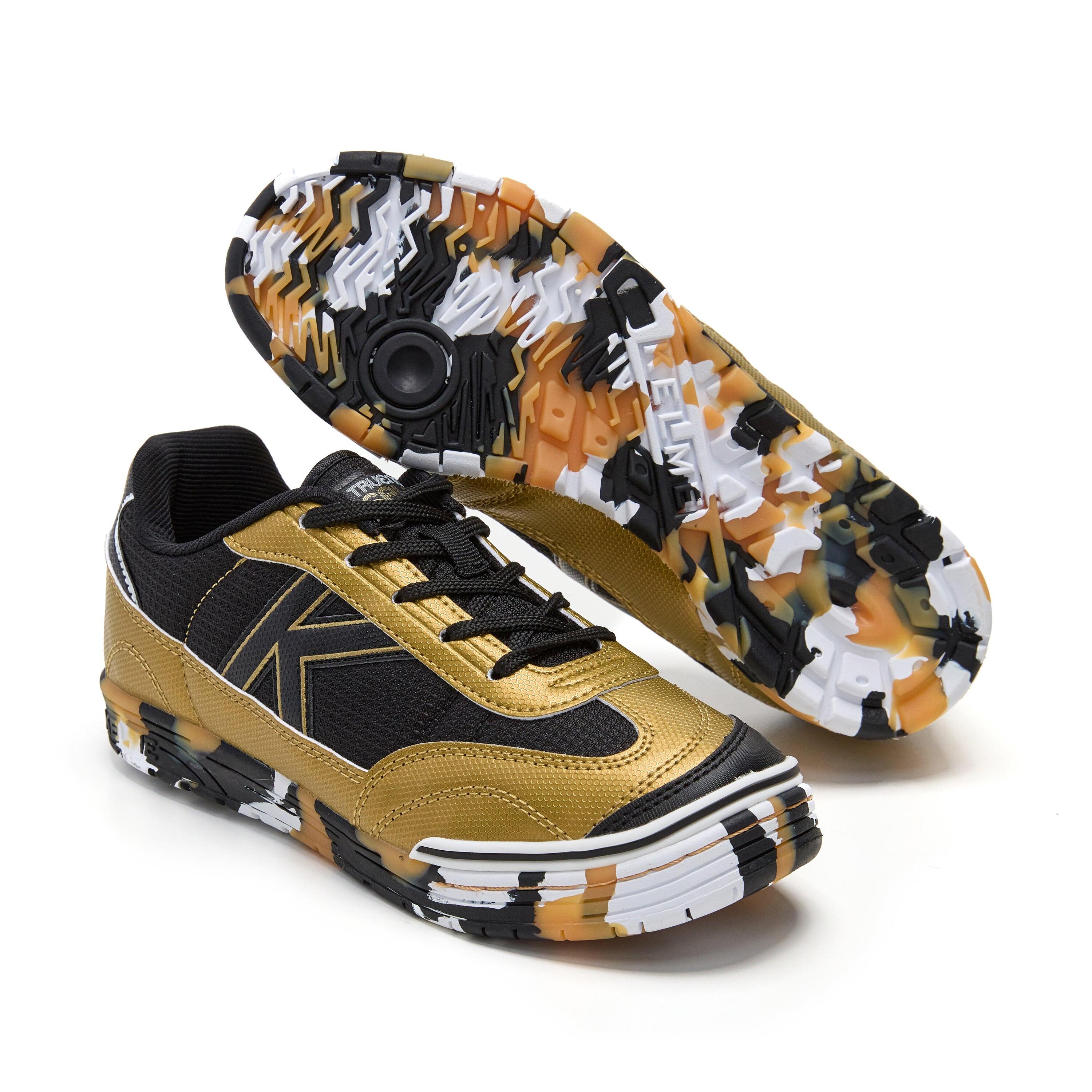 Kelme Zapatillas Casual De Niño Trueno Lace Ocre-negro Unisex Kids 2/4