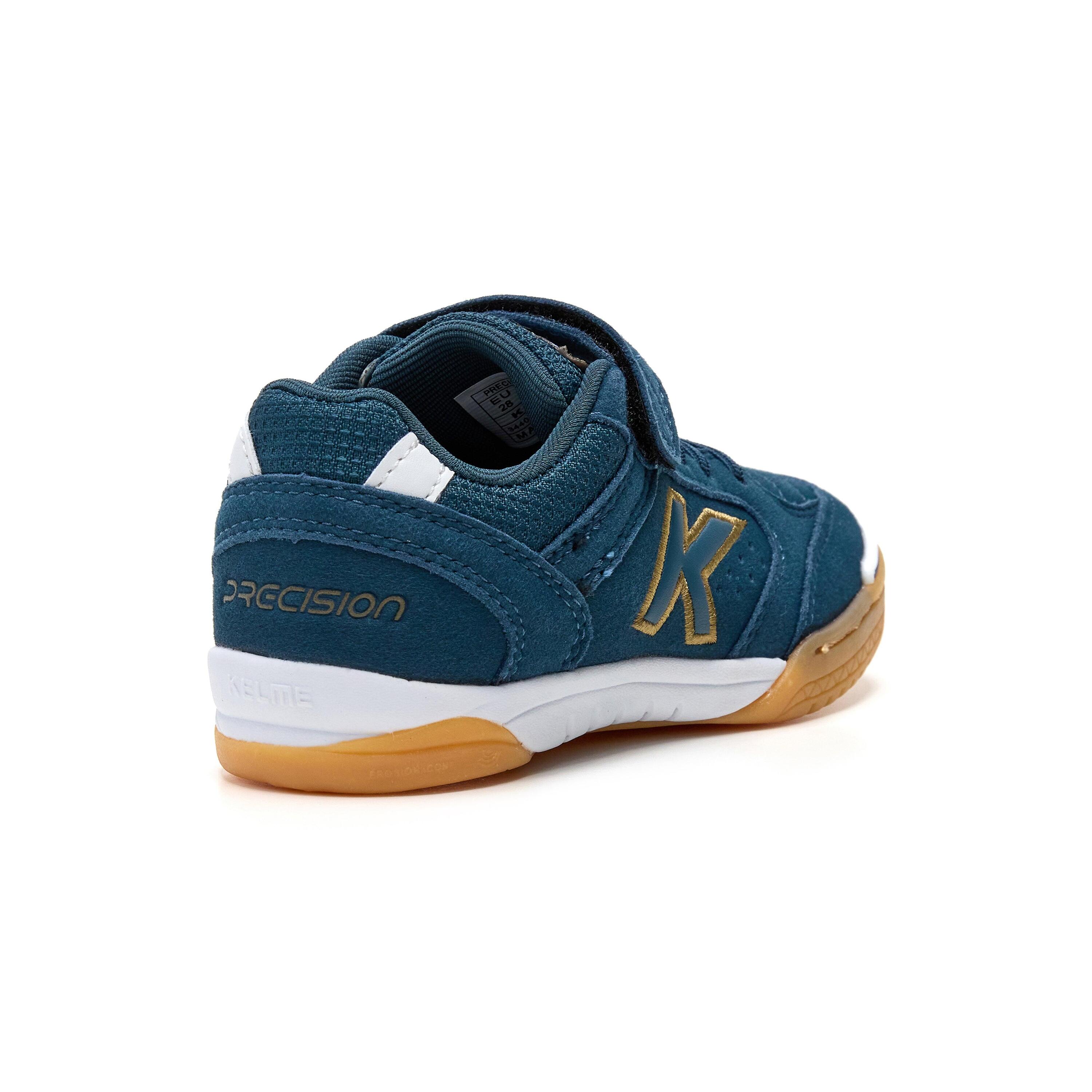 Kelme Zapatillas De Fútbol Sala De Niño Precision Elastic Azul Marino Blanco Uni 3/7