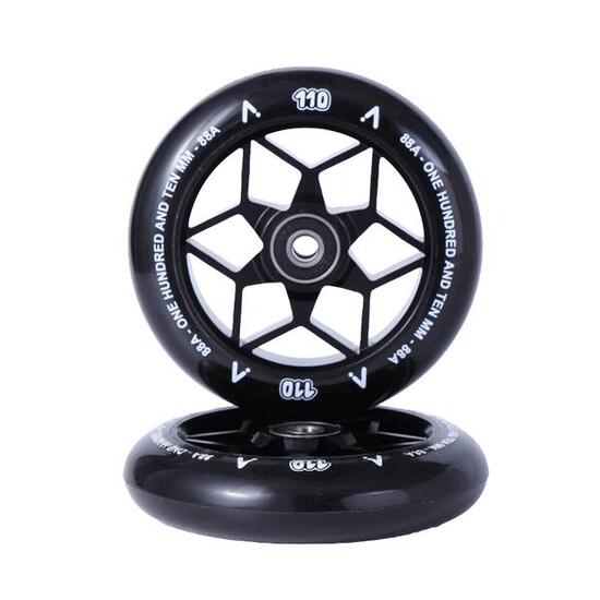 ACTA Roues Trottinette Freestyle - Swift (x2 /Paire) - 110 mm - Noir