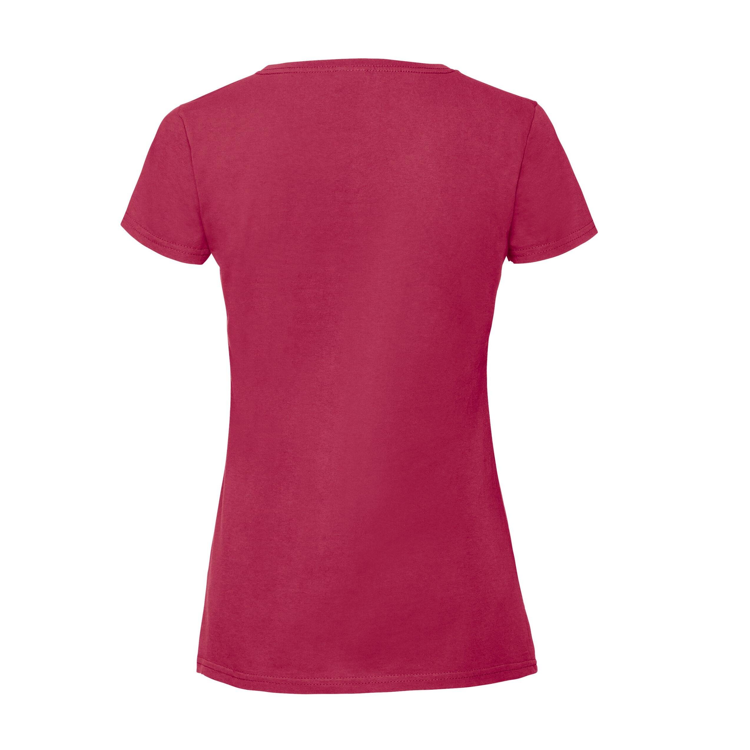 Premium TShirt Damen Cranberry 2/4