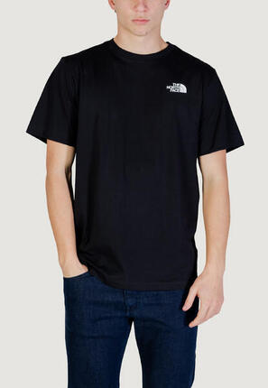 t-shirt crop top M MOUNTAIN SKETCH REGULAR SHORT SLEEVE HOMME noir