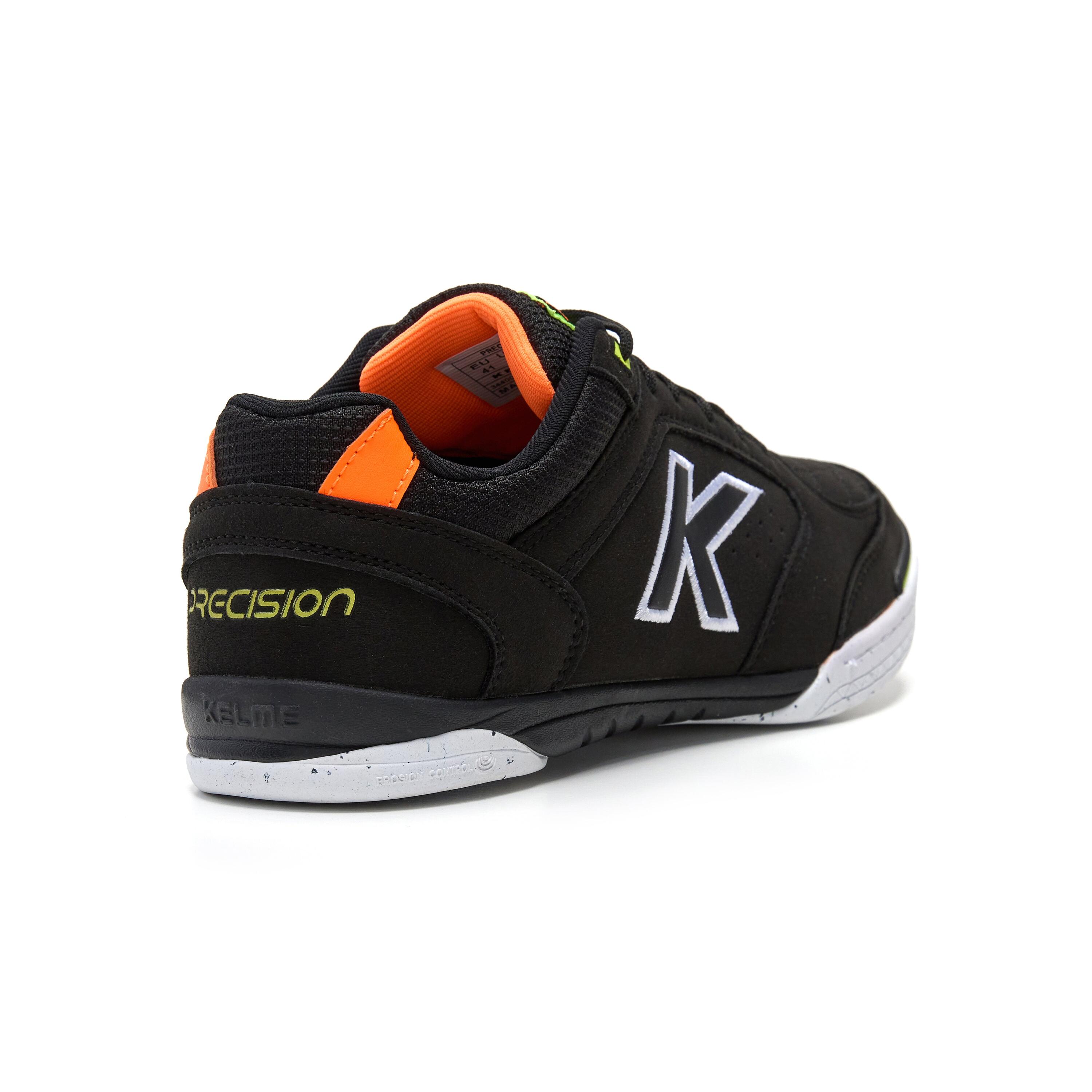 Kelme Zapatillas De Fútbol Sala Precision Negro Naranja Unisex 3/7