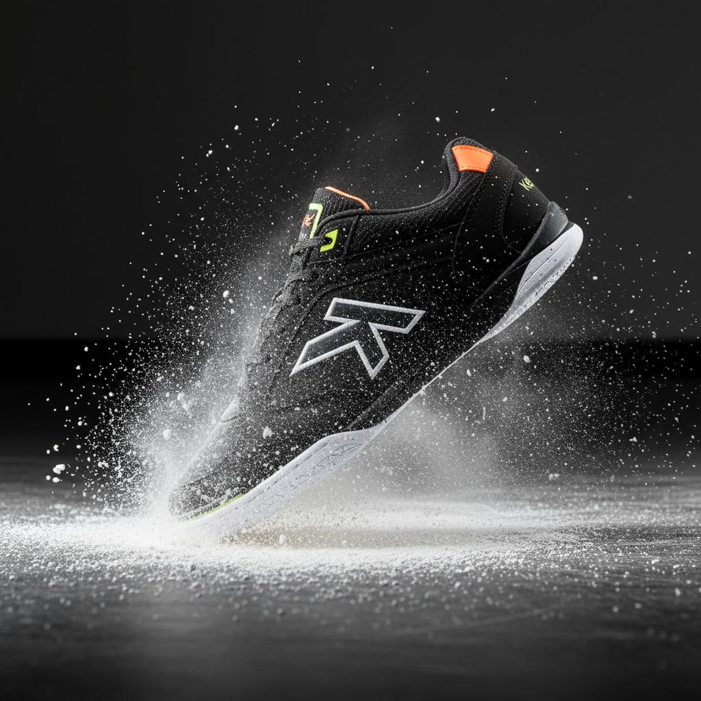 Kelme Zapatillas De Fútbol Sala Precision Negro Naranja Unisex 7/7
