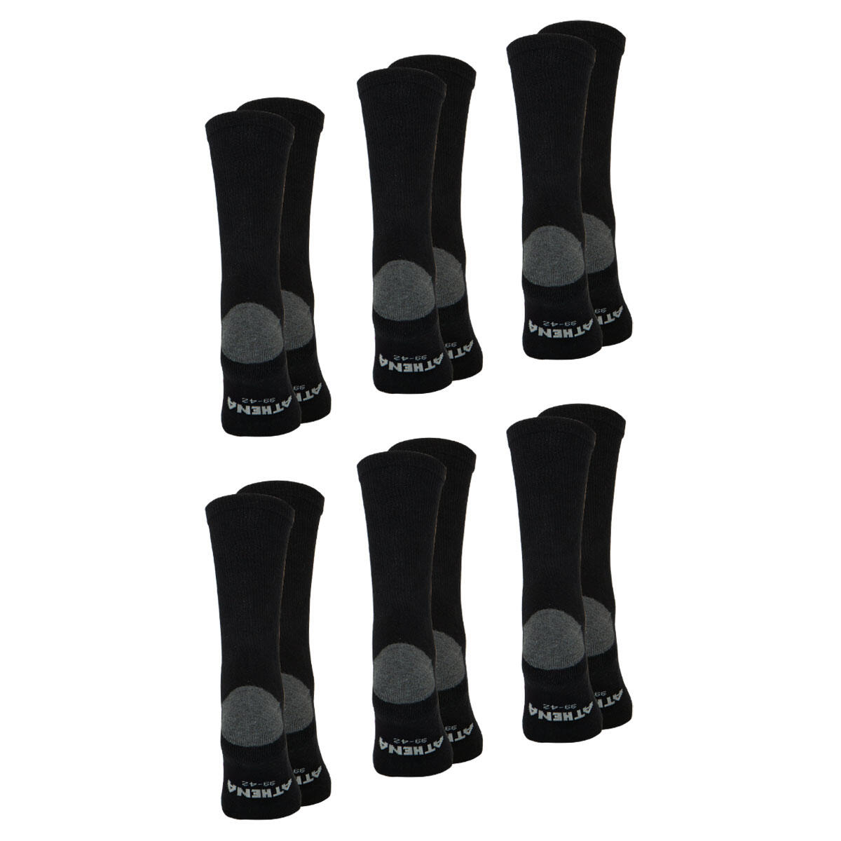 Lot de 6 mi-chaussettes homme Ecopack Sport 3/4