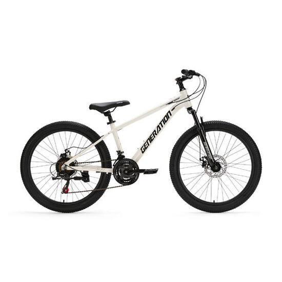 Generation GT100 24 pouces Blanc – Vélo enfant – VTT