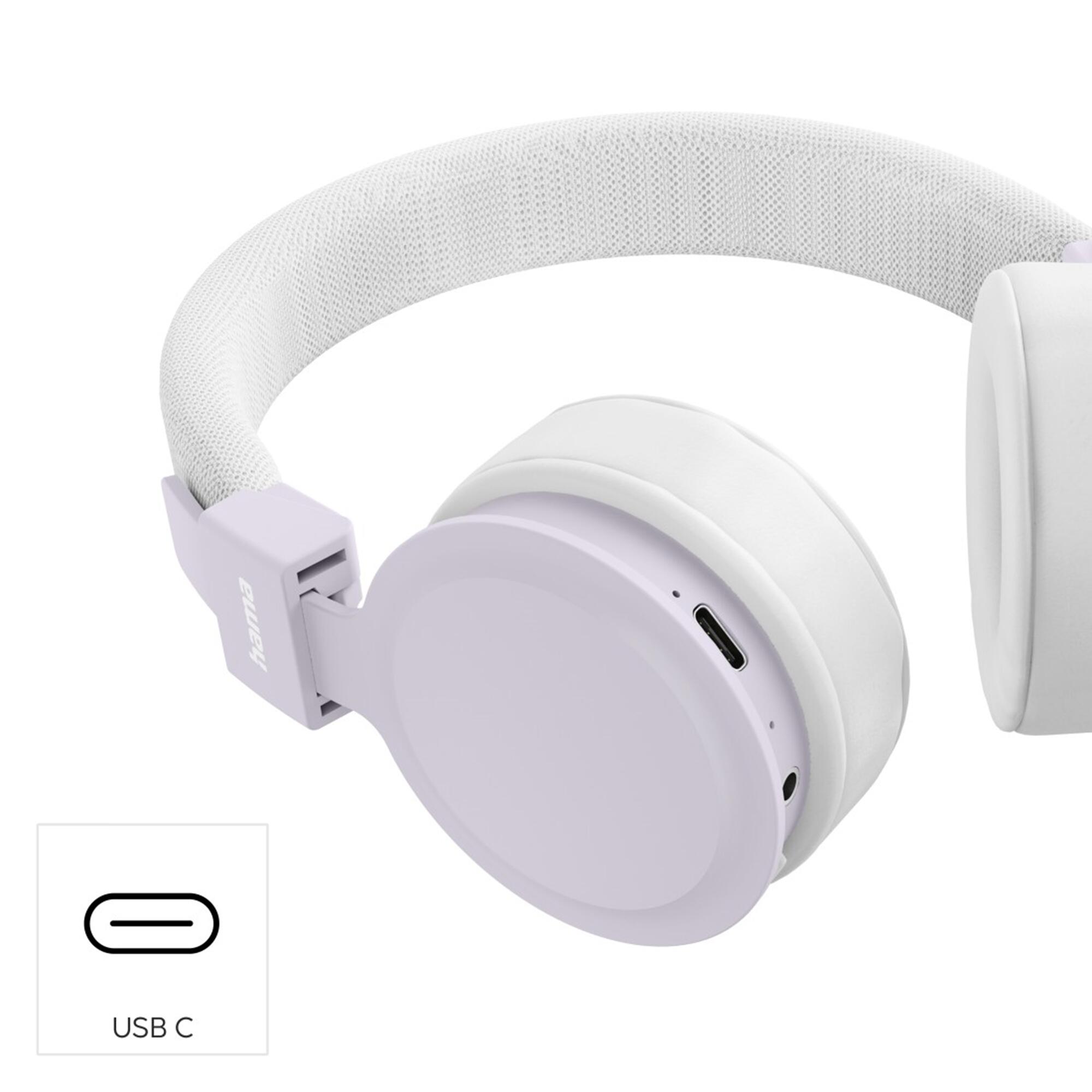 HAMA Bluetooth®-Kopfhörer Freedom Lit III, On-Ear, Weiß 5/5