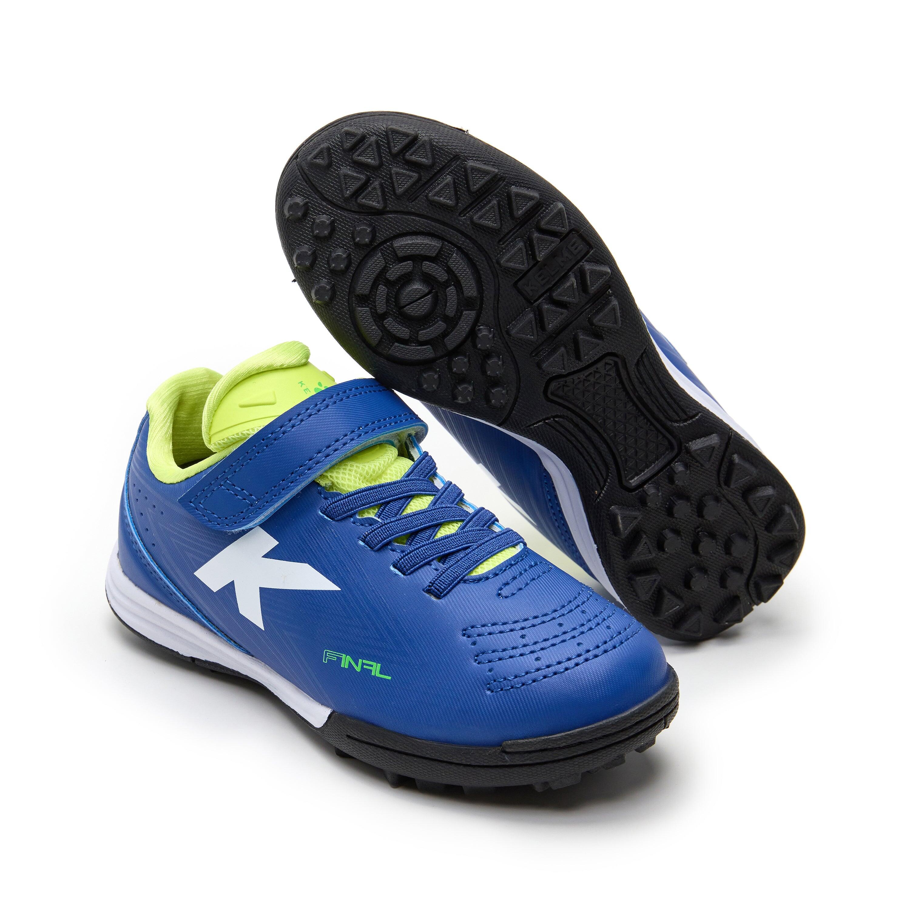 Kelme Botas De Fútbol Kids Final Elastic Turf Azul Unisex Kids 2/4