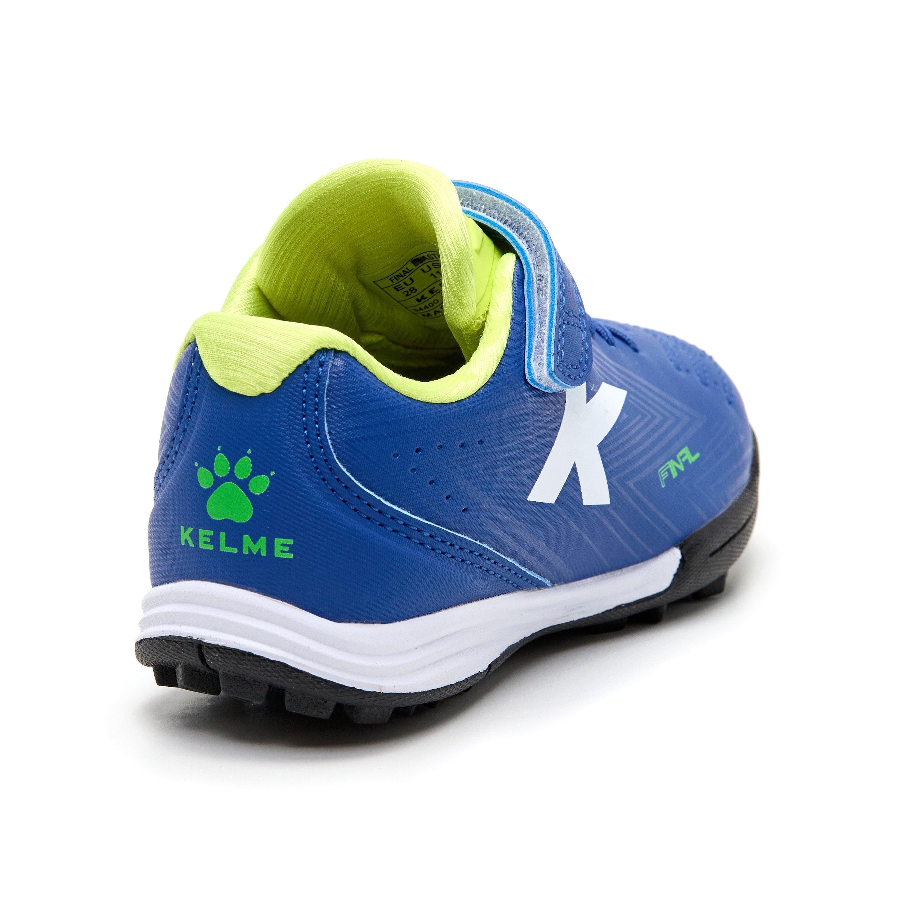 Kelme Botas De Fútbol Kids Final Elastic Turf Azul Unisex Kids 4/4