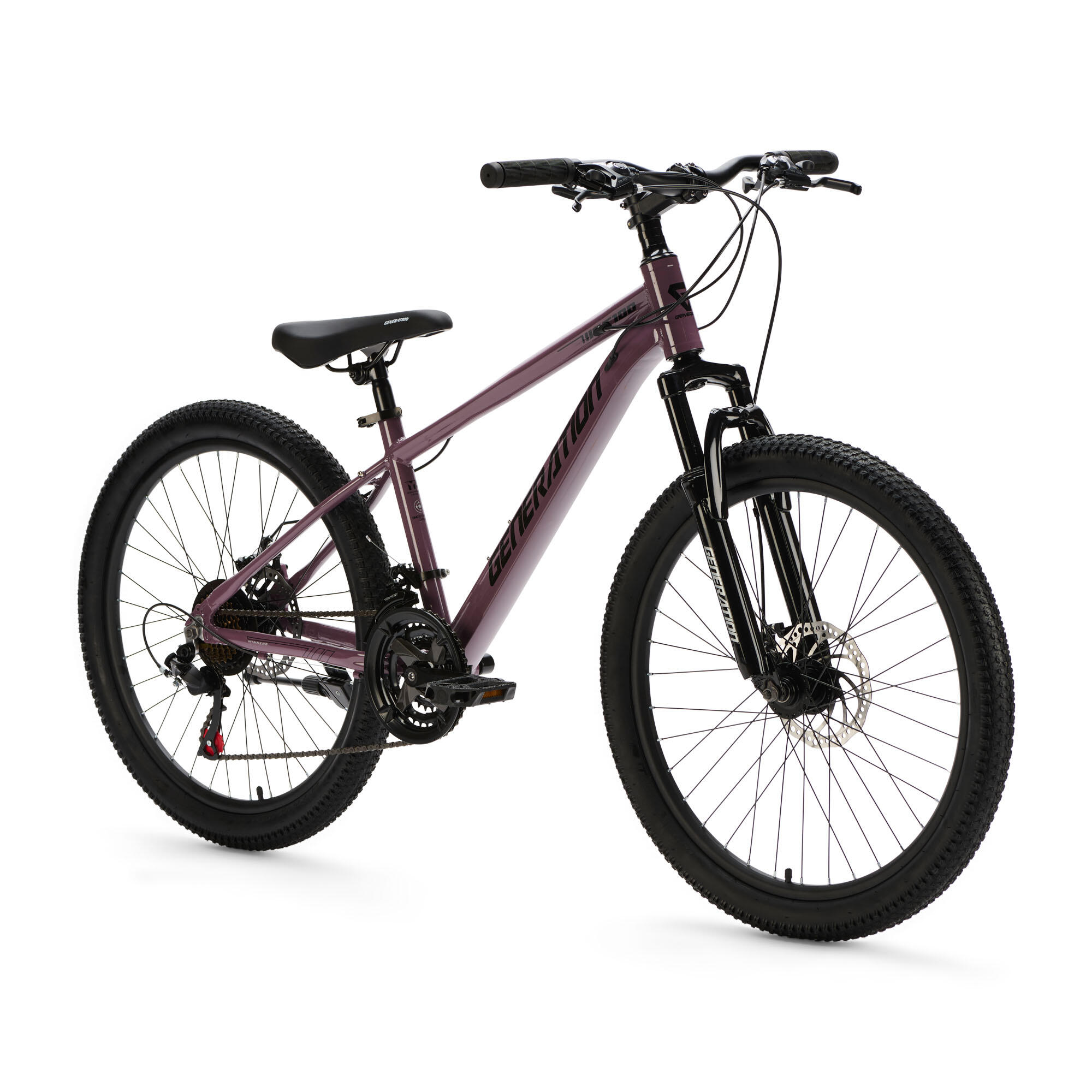 Generation GT100 24 pulgadas Morado – Bicicleta infantil – Mountain bike 2/5