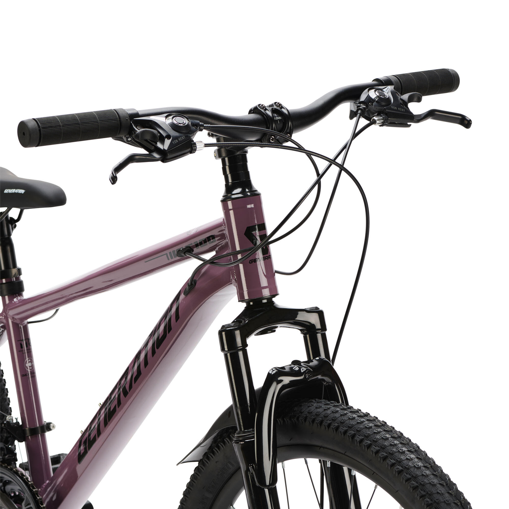 Generation GT100 24 pulgadas Morado – Bicicleta infantil con guardabarros 5/5