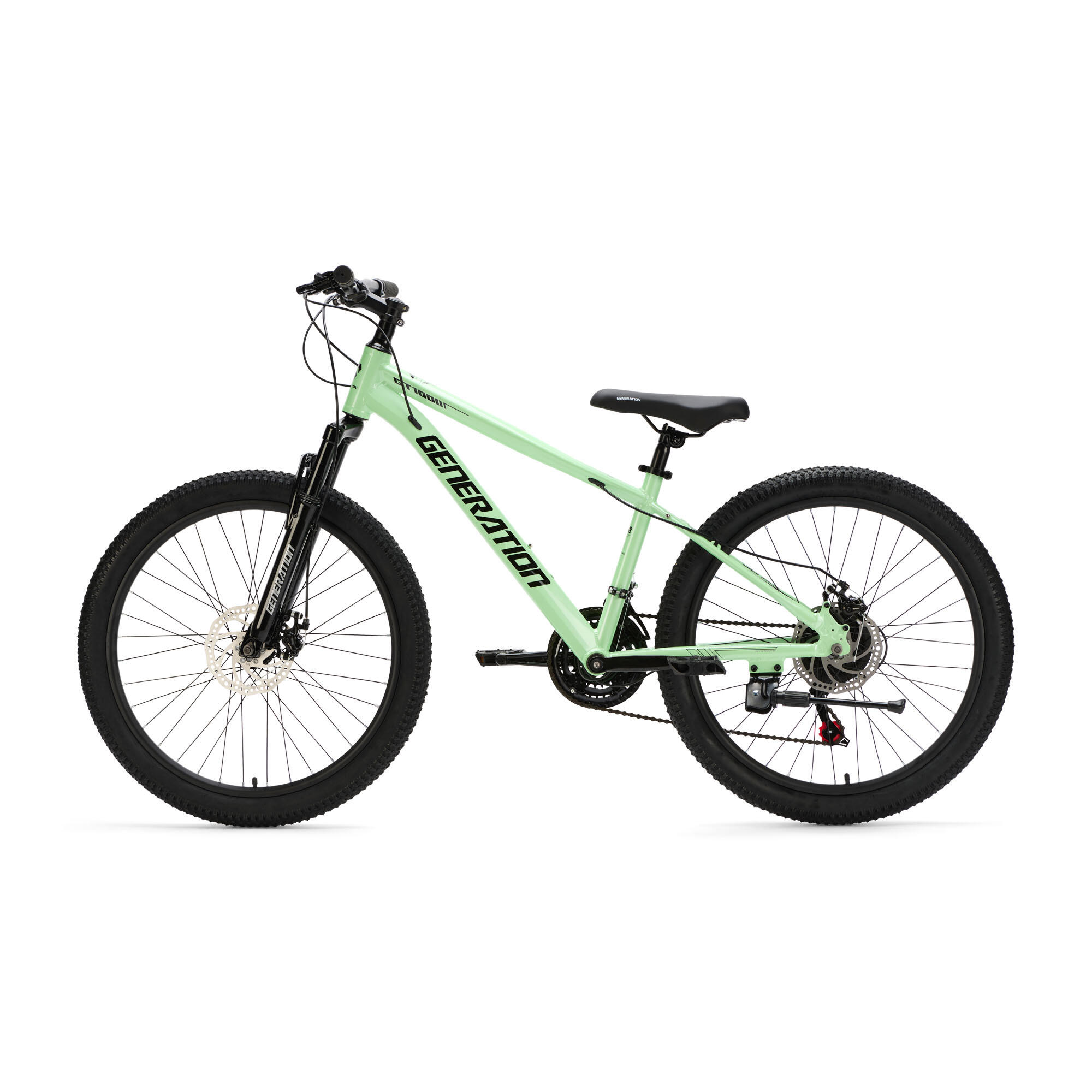 Generation GT100 24 pulgadas Verde menta – Bicicleta infantil – Mountain bike 4/5