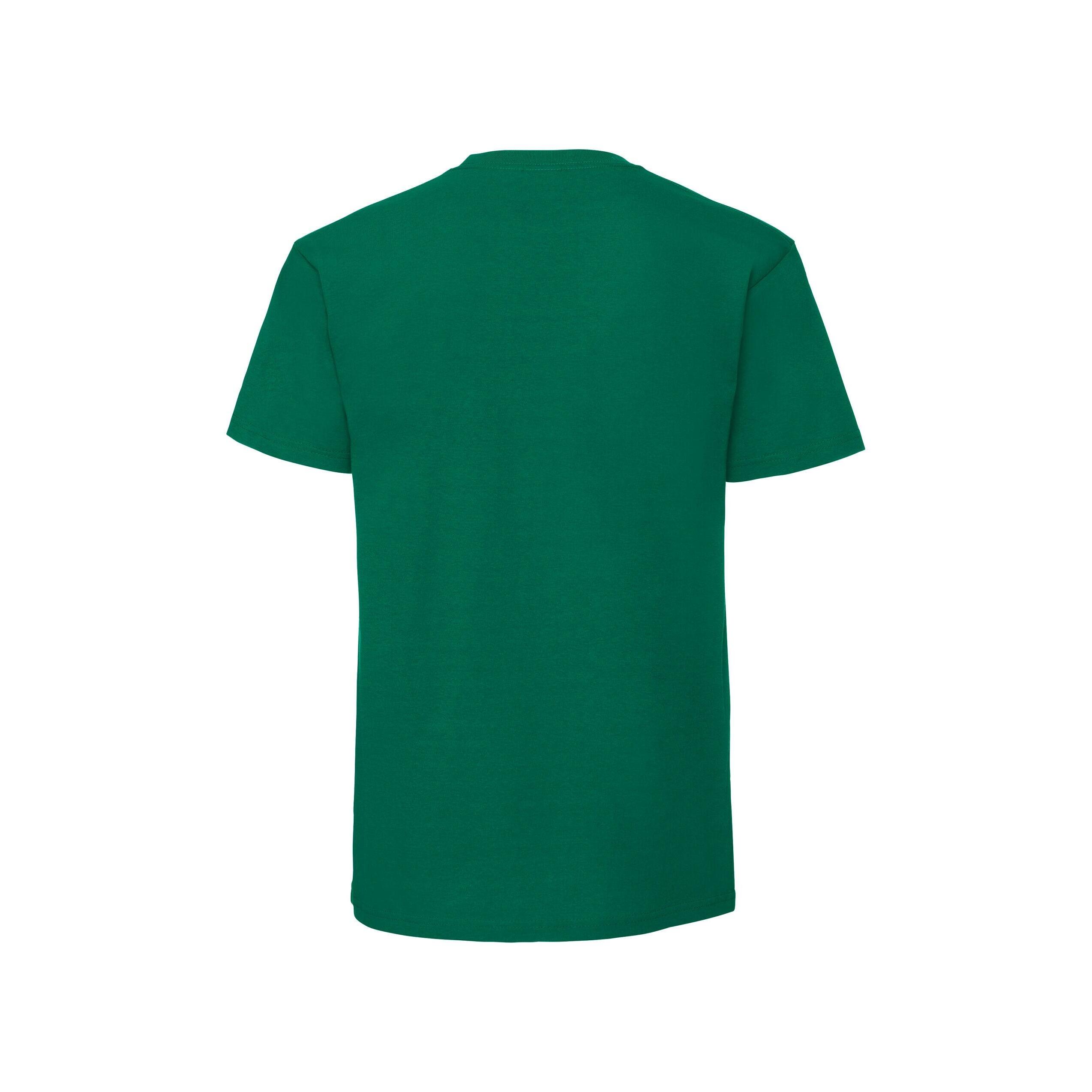 Mens Iconic Premium Ringspun Cotton TShirt (College Green) 3/4