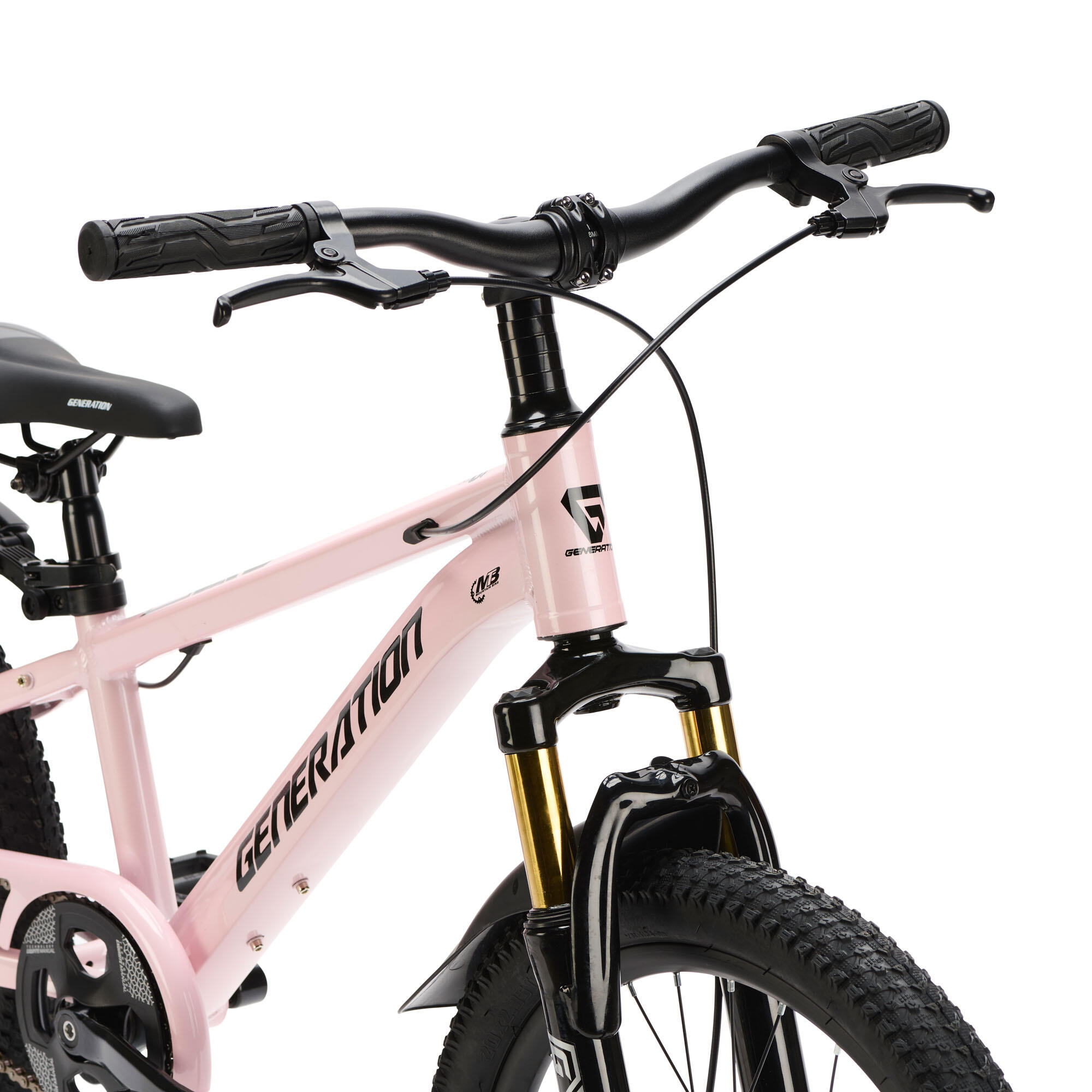 Generation X6 20 pollici Rosa – Bicicletta per bambini con parafanghi 5/5