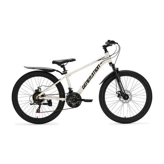 Generation GT100 24 Zoll Lila – Kinderfahrrad mit Schutzblechen – Mountainbike