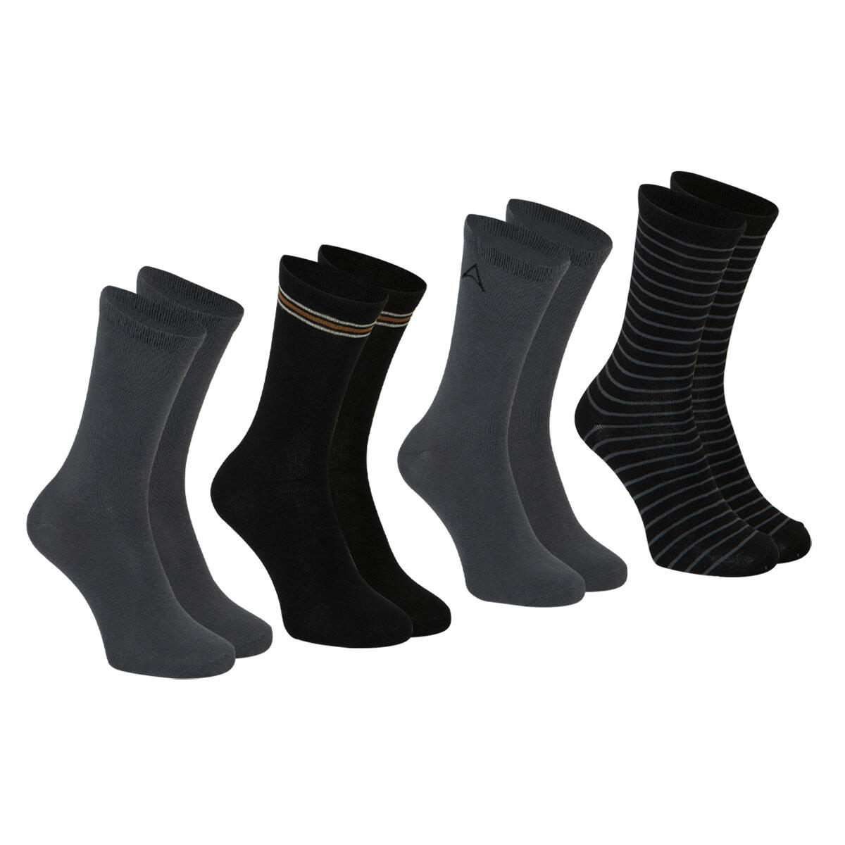 Lot de 4 mi-chaussettes homme Ecopack 2/4