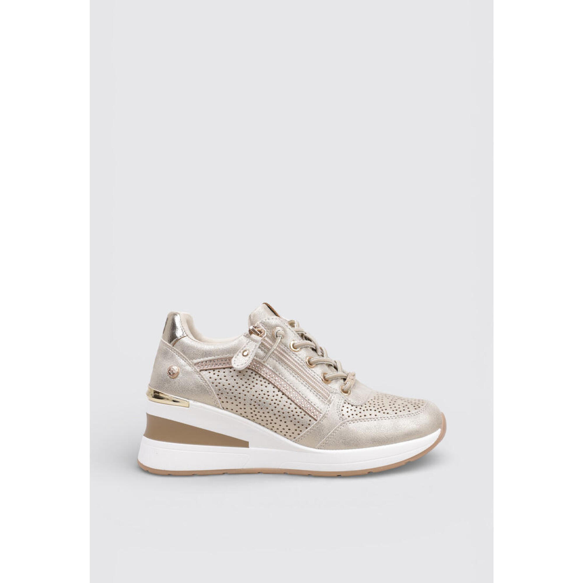 Xti - Chaussure De Randonnée Baskets Femme Xti 14510202 Dor - Baskets - Jaune - Decathlon