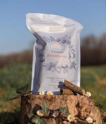 Friandises 100% naturelles chevaux - Cassis / Framboise