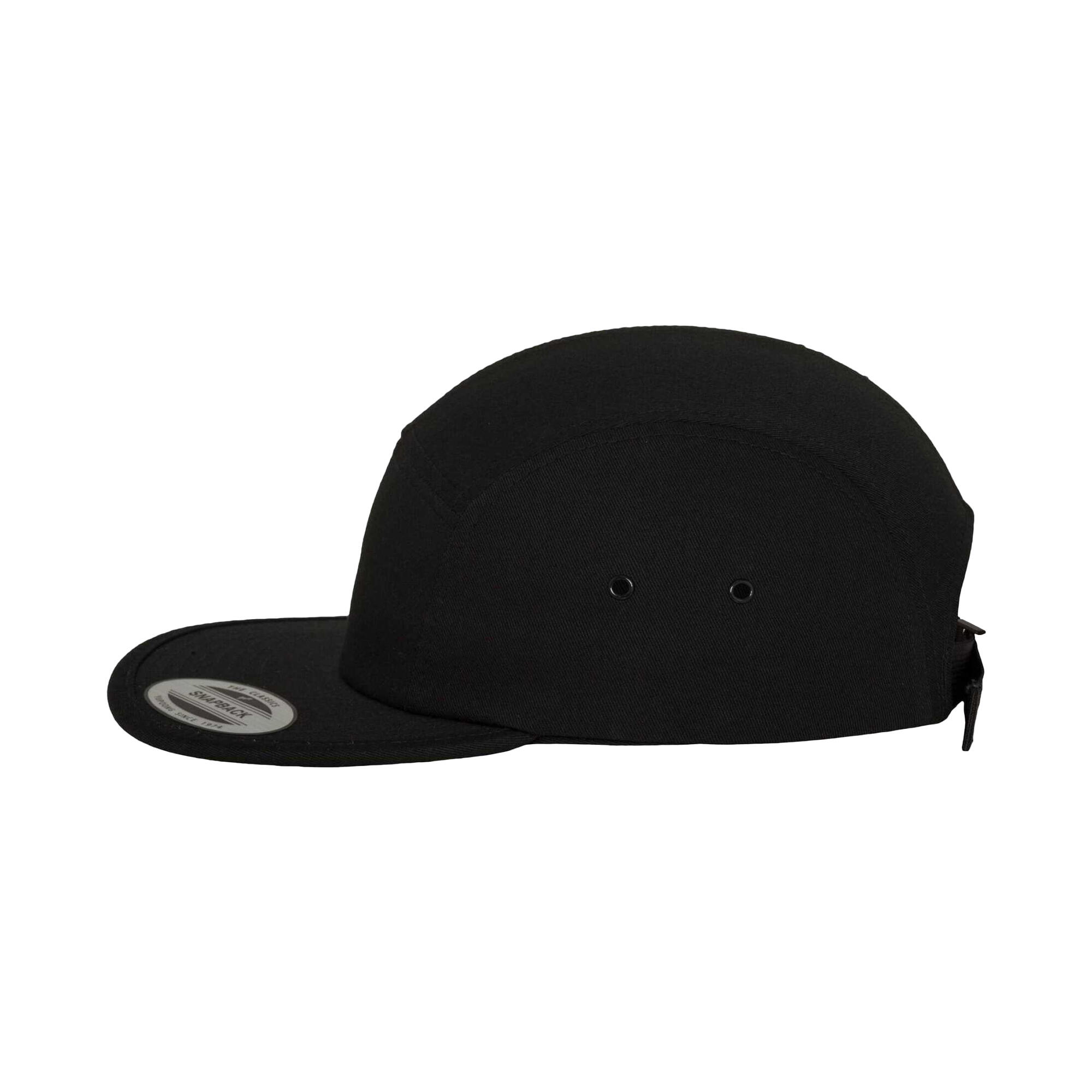 "Classic Jockey" BaseballMütze Damen und Herren Schwarz 3/4