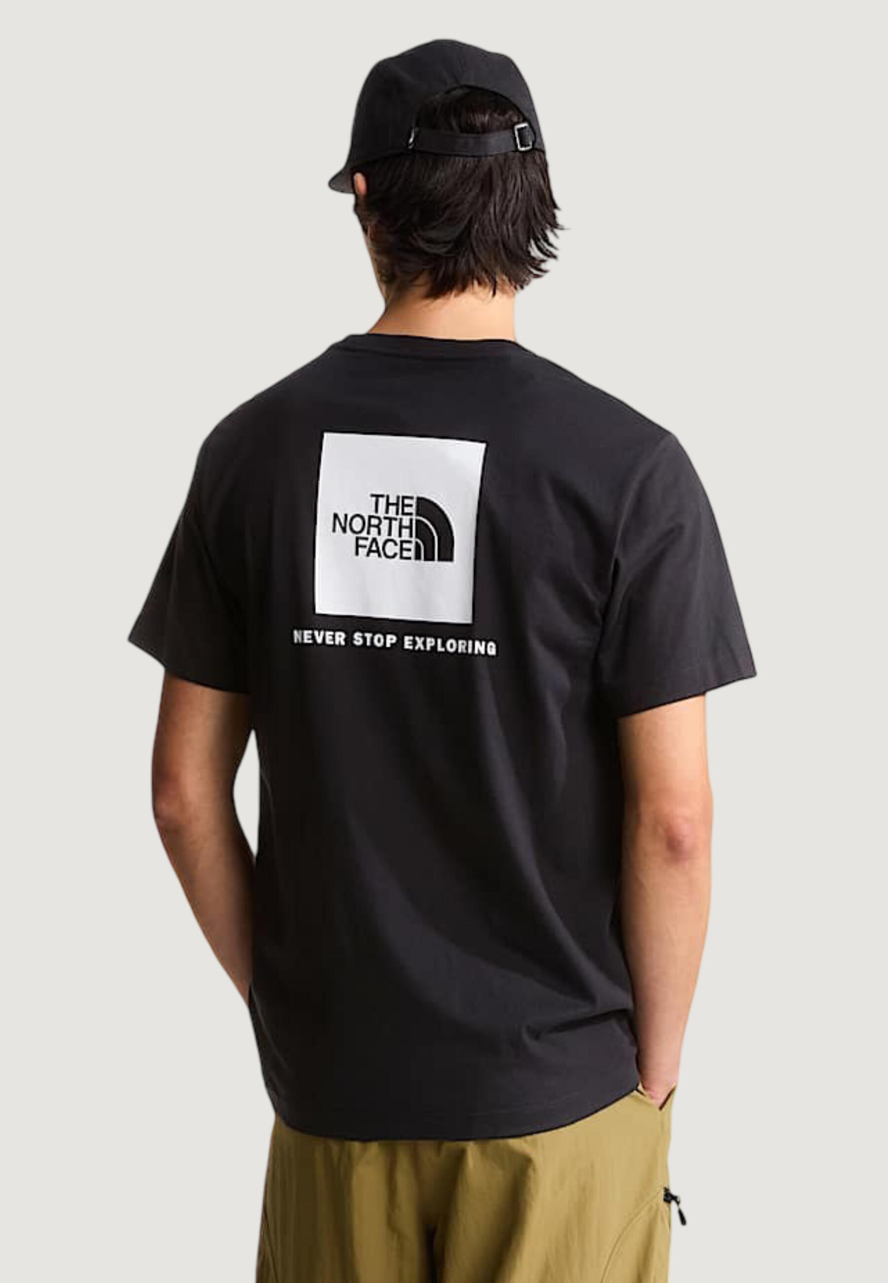 t-shirt crop top M EVOLUTION BOX NSE REGULAR SHORT SLEEVE HOMME noir 2/5
