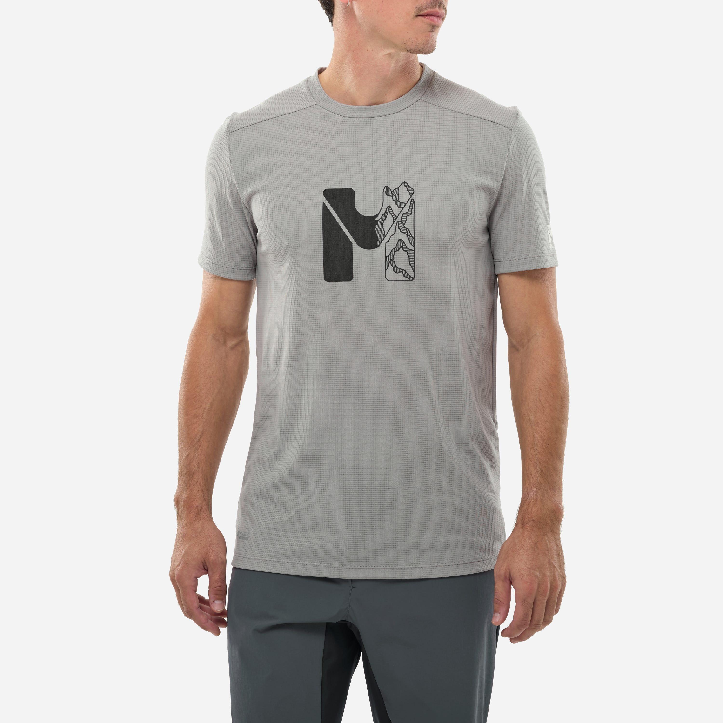 Herren Bergsteigen Tee-Shirt  KAMET MAP 3/4