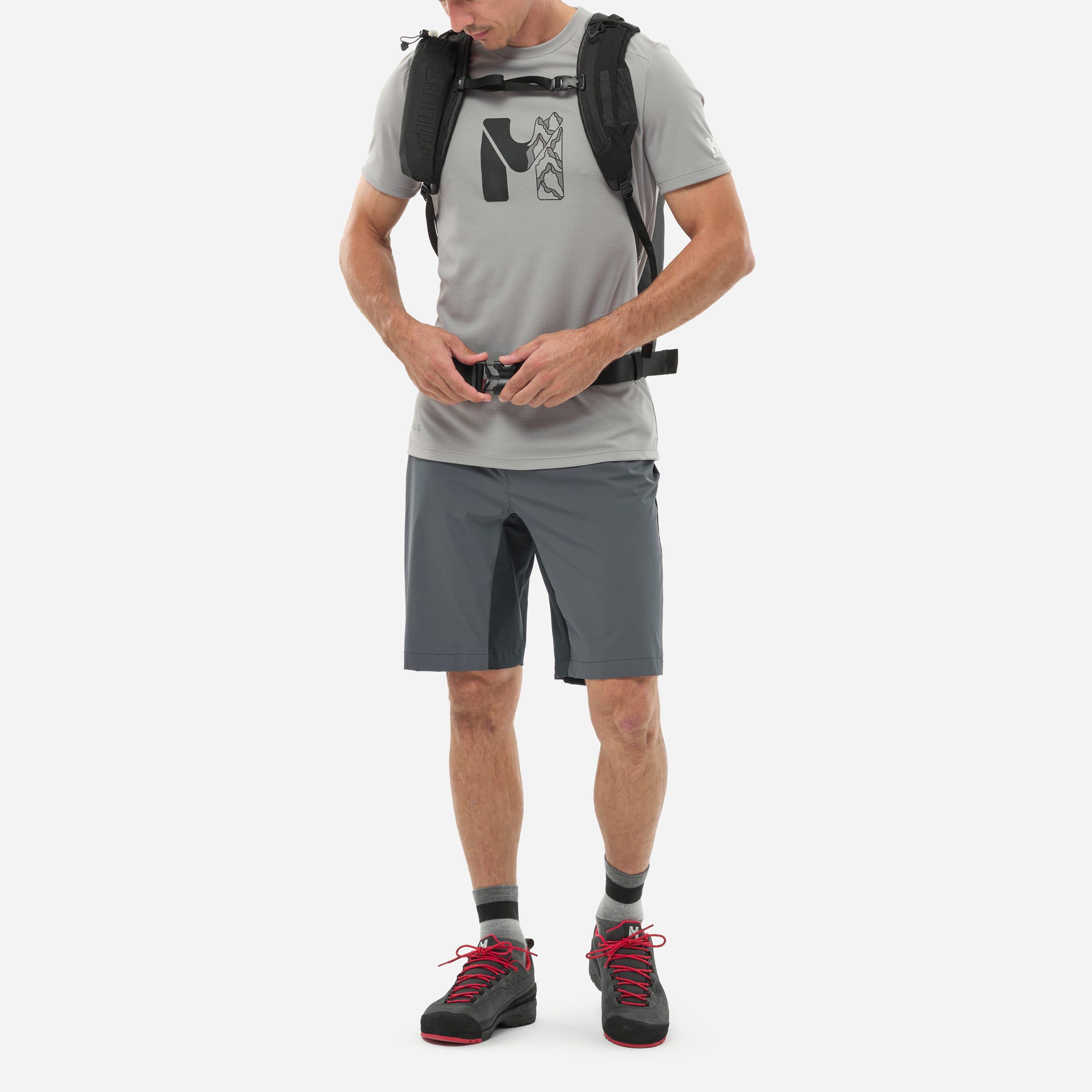 Herren Bergsteigen Tee-Shirt  KAMET MAP 2/4