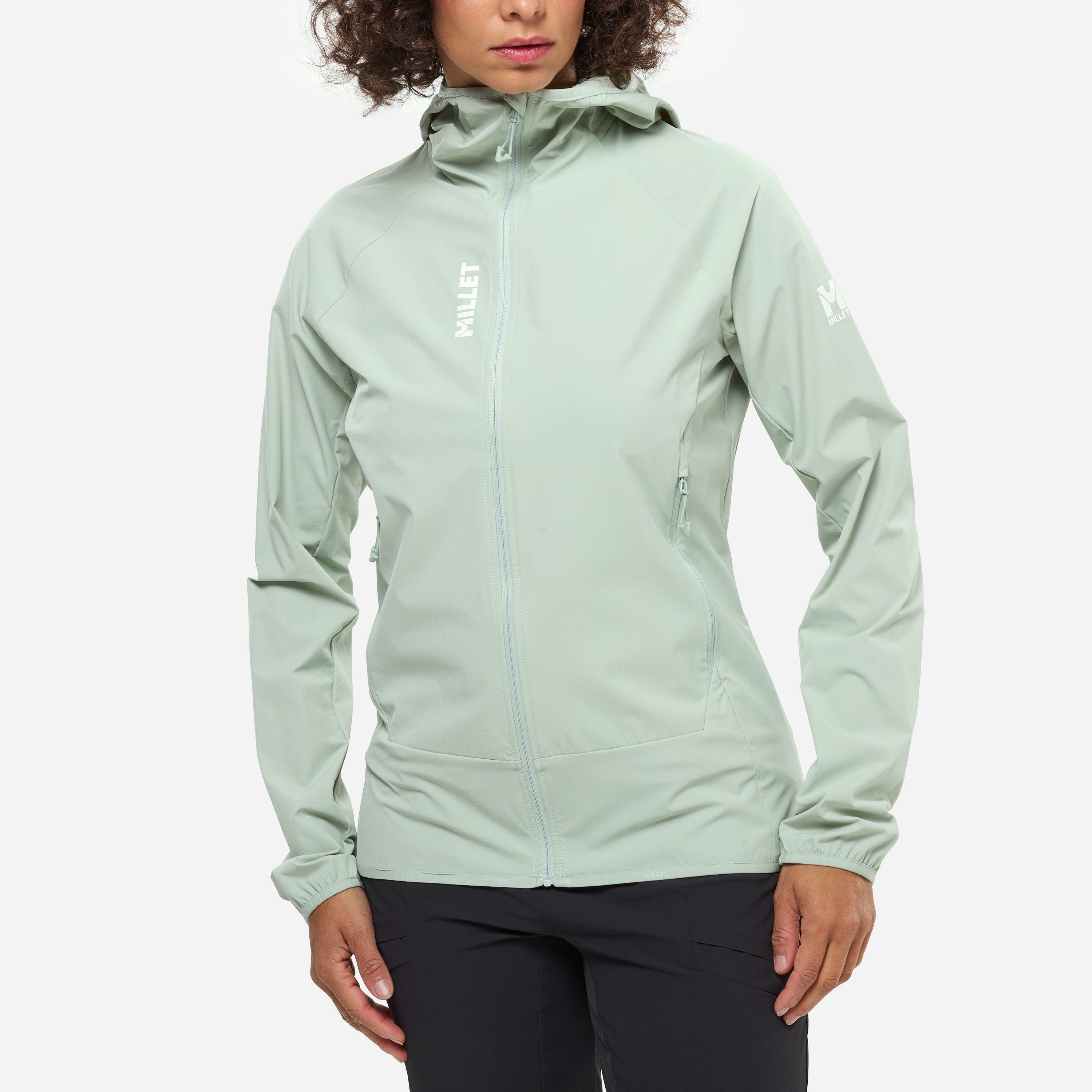 Damen Bergsteigen Softshelljacke  KAMET XCS LIGHT HOODIE 3/4