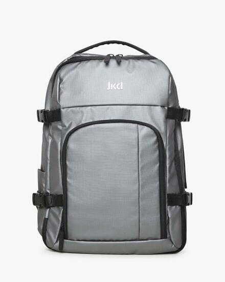 Sac de sport gris pour hommes et femmes en matière synthétique