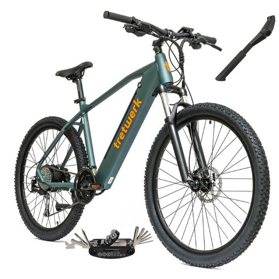 Rower Elektryczny Męski Damski Górski 27,5" MTB Shimano Alivio 250 W LCD