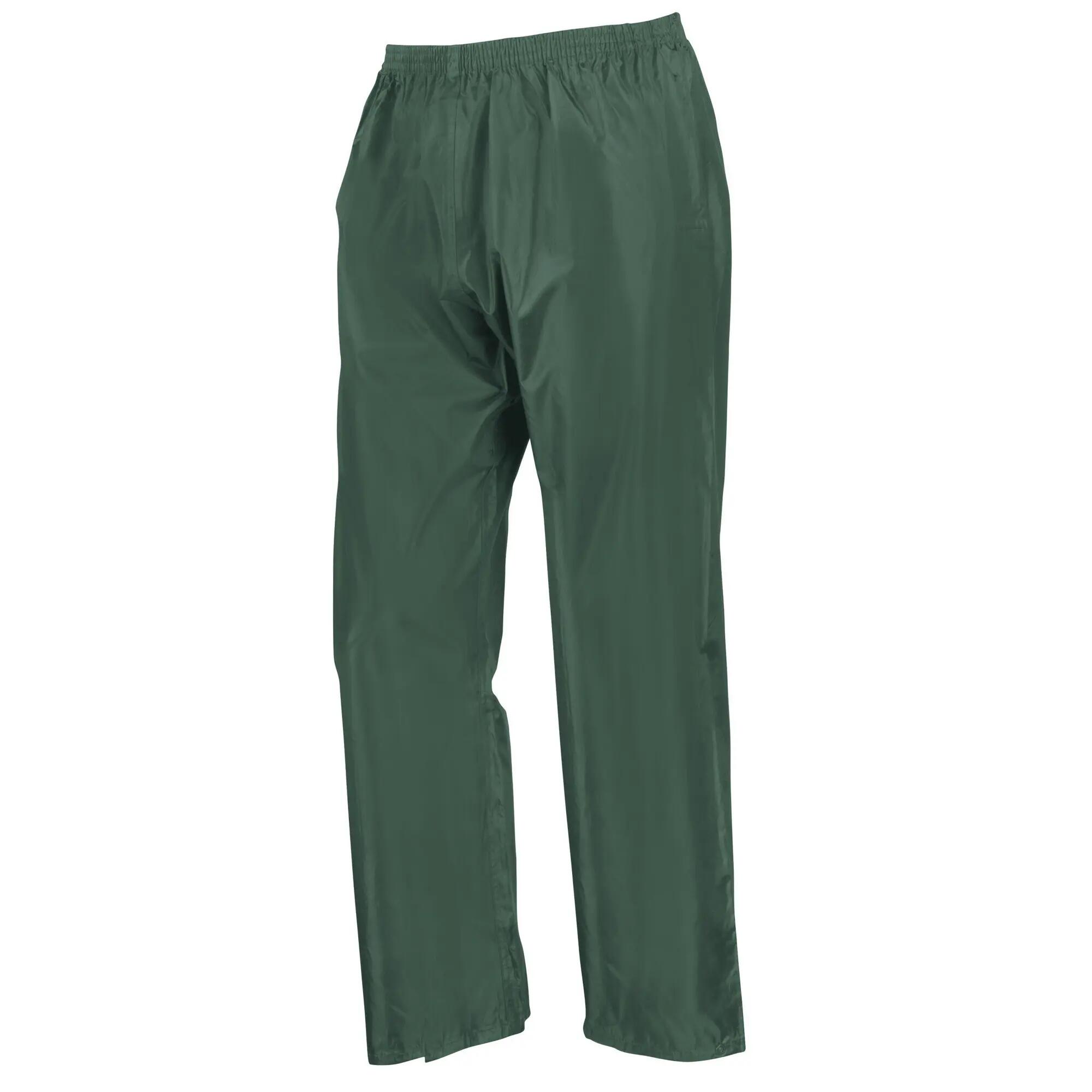 Mens Waterproof Jacket and Trousers Set (Olive) 3/4