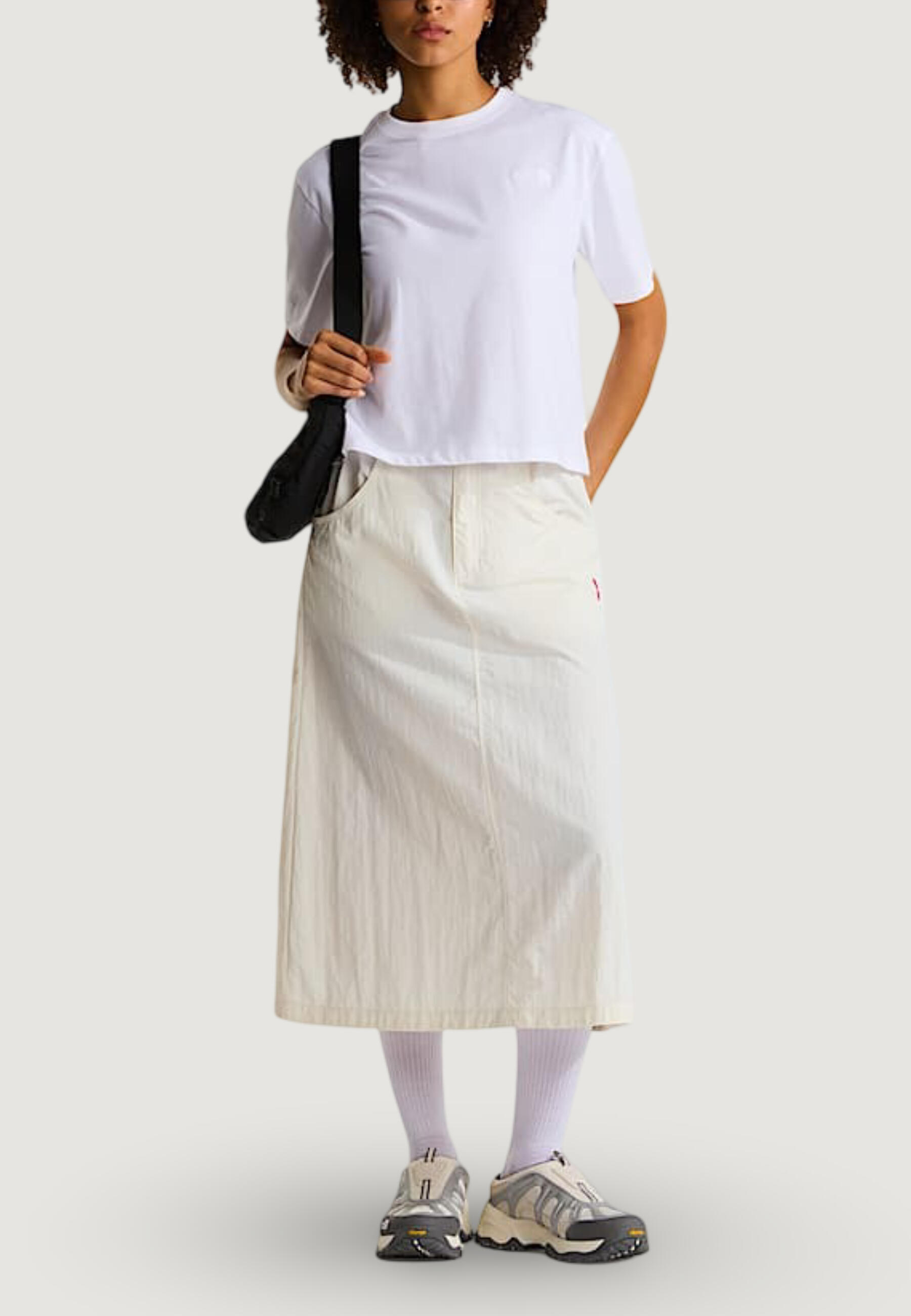 T-shirt maniche corte Donna W EVOLUTION SIMPLE DOME CROP RLX SS TEE Bianco 2/5