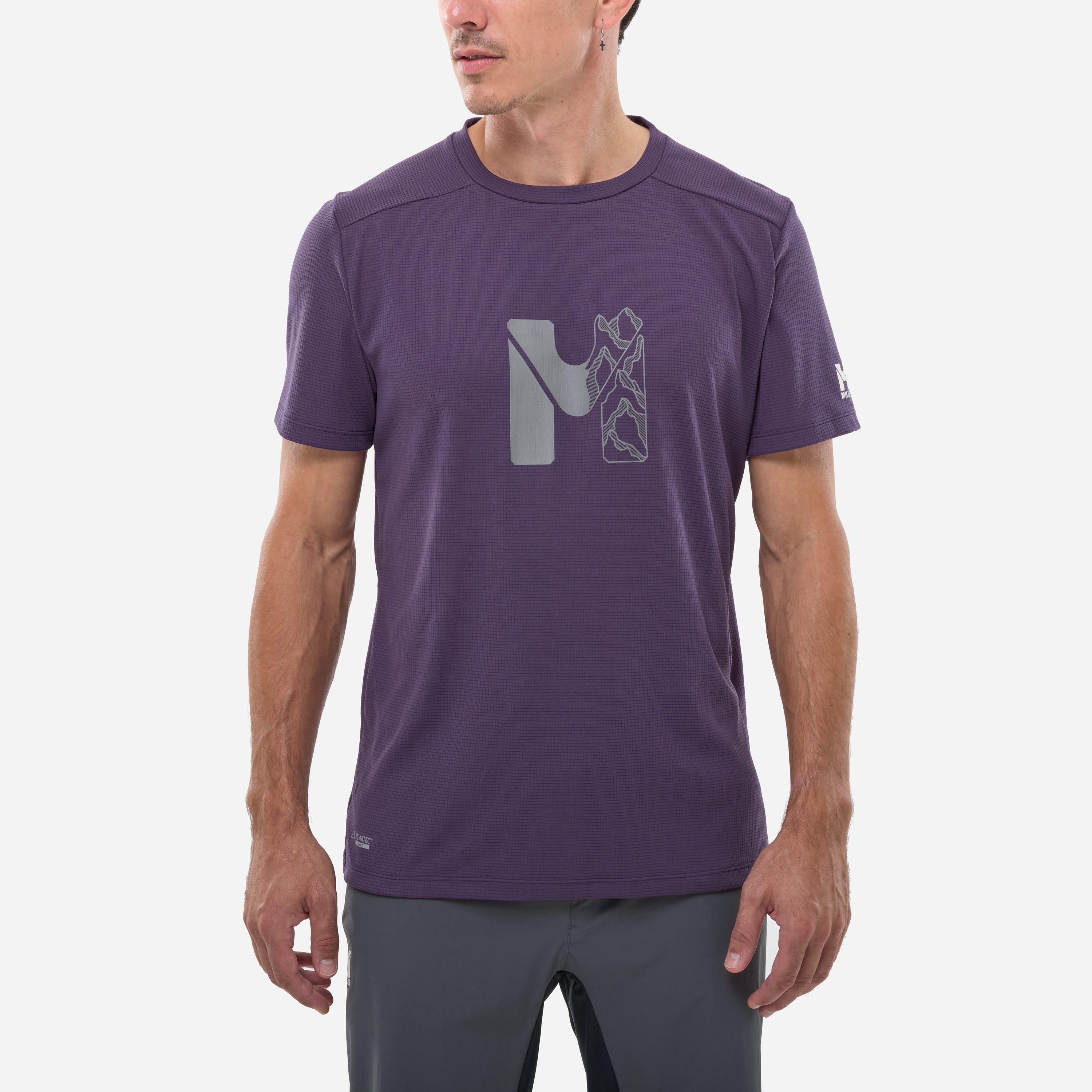 Herren Bergsteigen Tee-Shirt  KAMET MAP 4/4