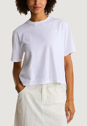 WOMEN'S Crop Top W EVOLUTION SIMPLE DOME CROP RLX SS TEE WEISS