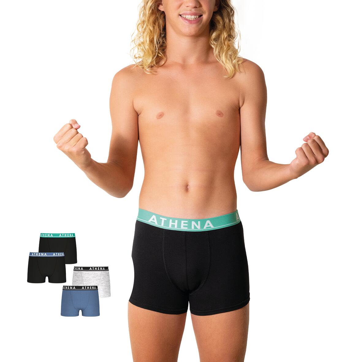 Lot de 4 boxers garçon Easy Color 4/7
