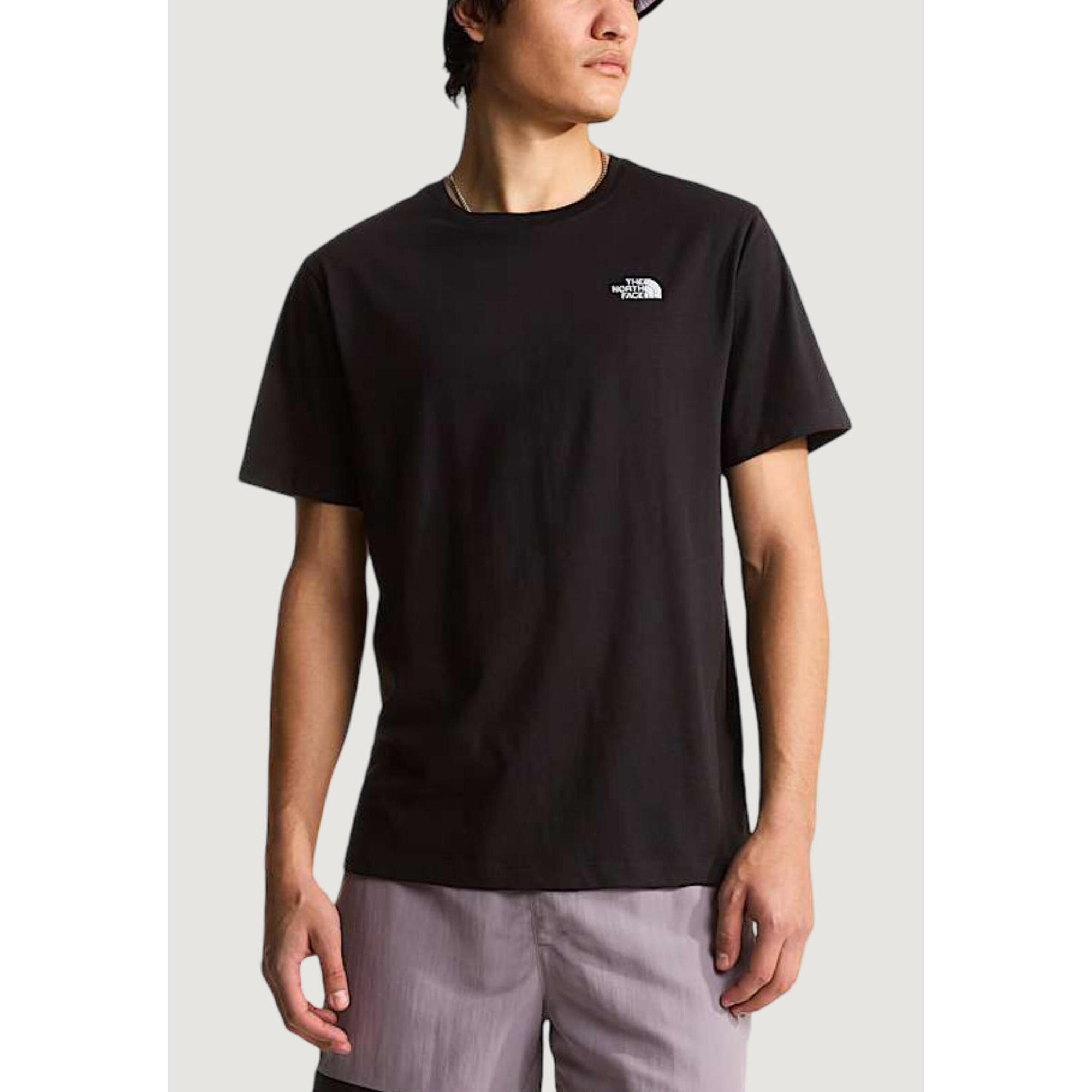 The North Face - T-shirt Crop Top M Evolution Simple Dome Regular Short Sl Homme Noir - T-shirt Crop Top - Noir - Decathlon