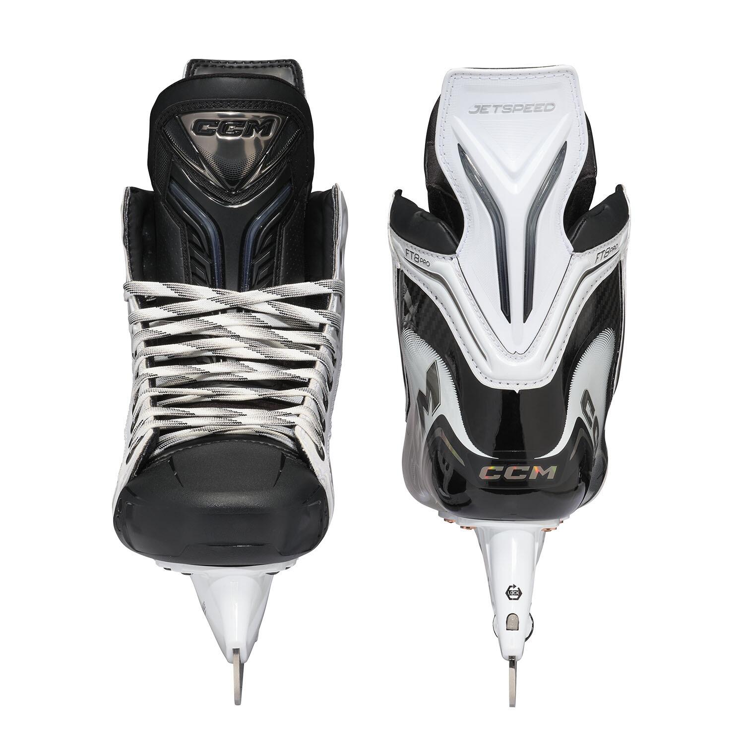 Jetspeed FT8 Pro - IJshockeyschaatsen - Zwart - Volwassenen 2/7