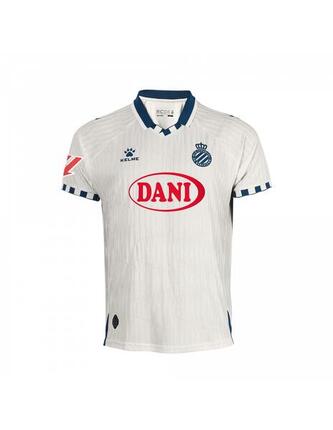 Kelme Camiseta Rcd Espanyol 2ª Equipación 25-26 Beige Unisex